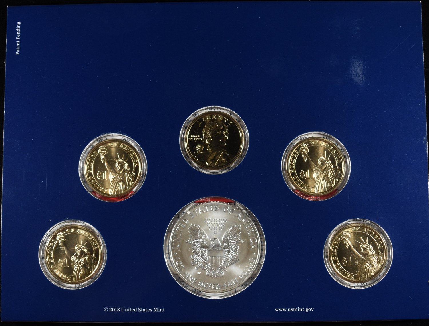 2013 UNCIRCULATED DOLLAR COIN SET