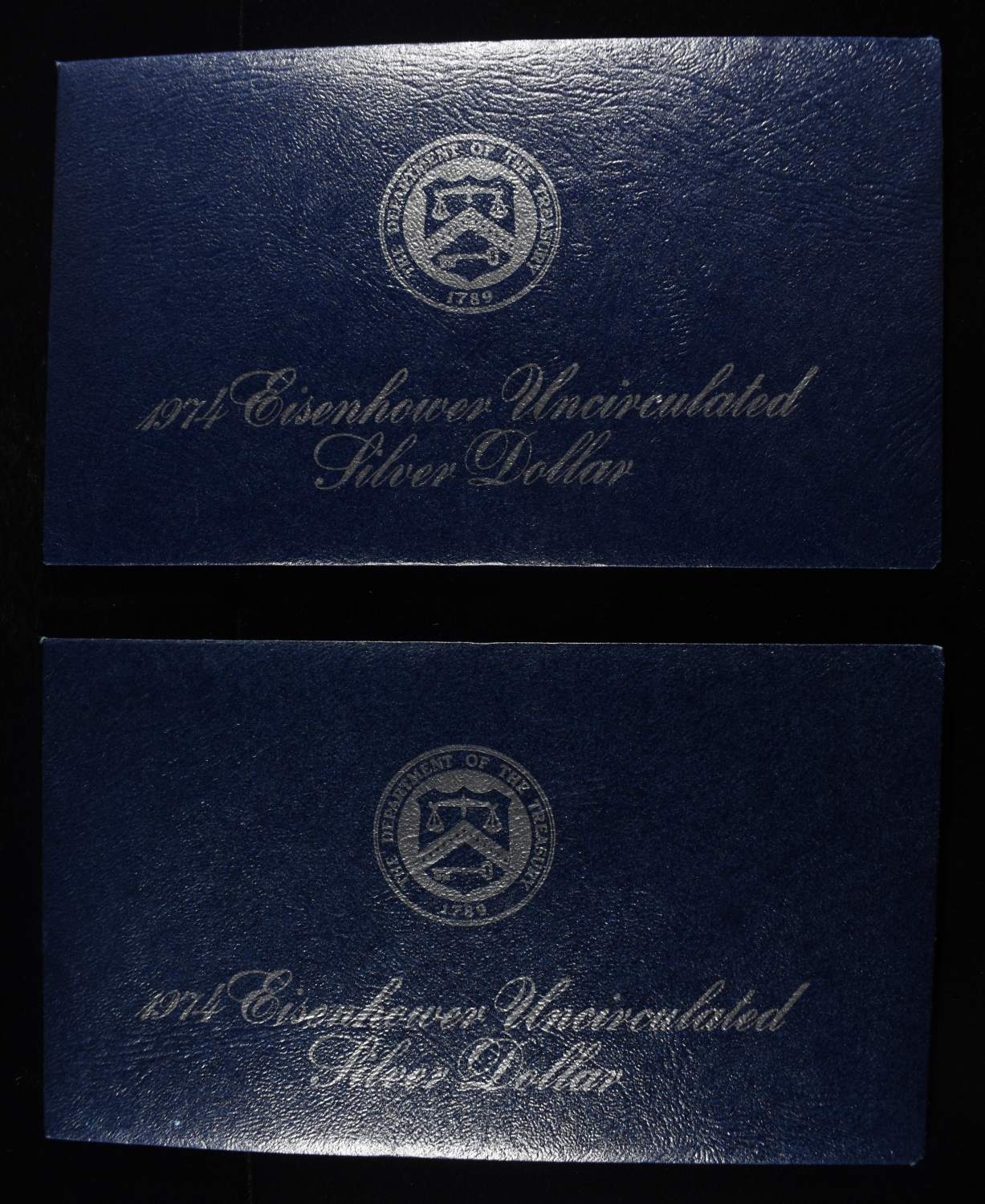 (2) 1974 EISENHOWER UNC SILVER DOLLARS