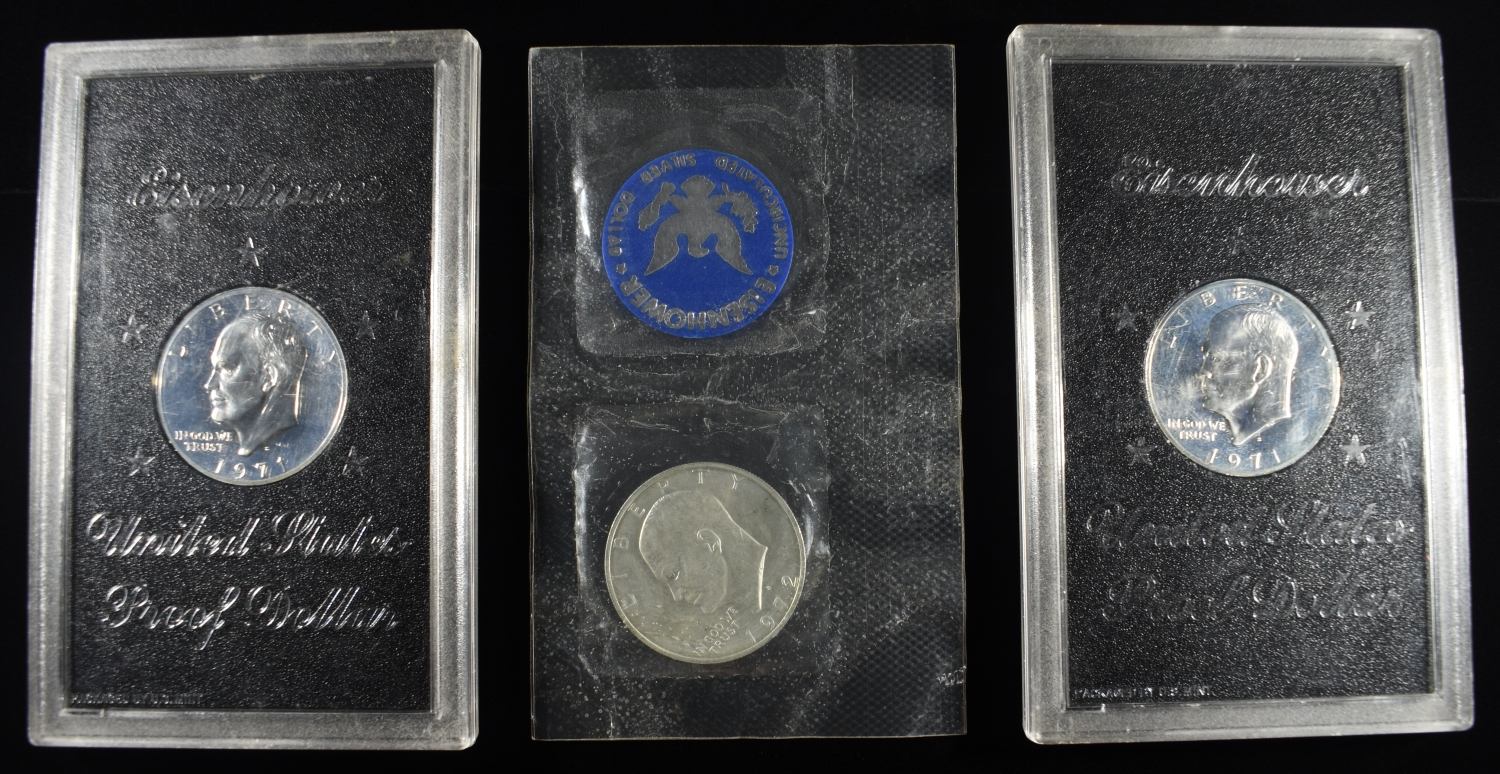 (3) EISENHOWER DOLLARS