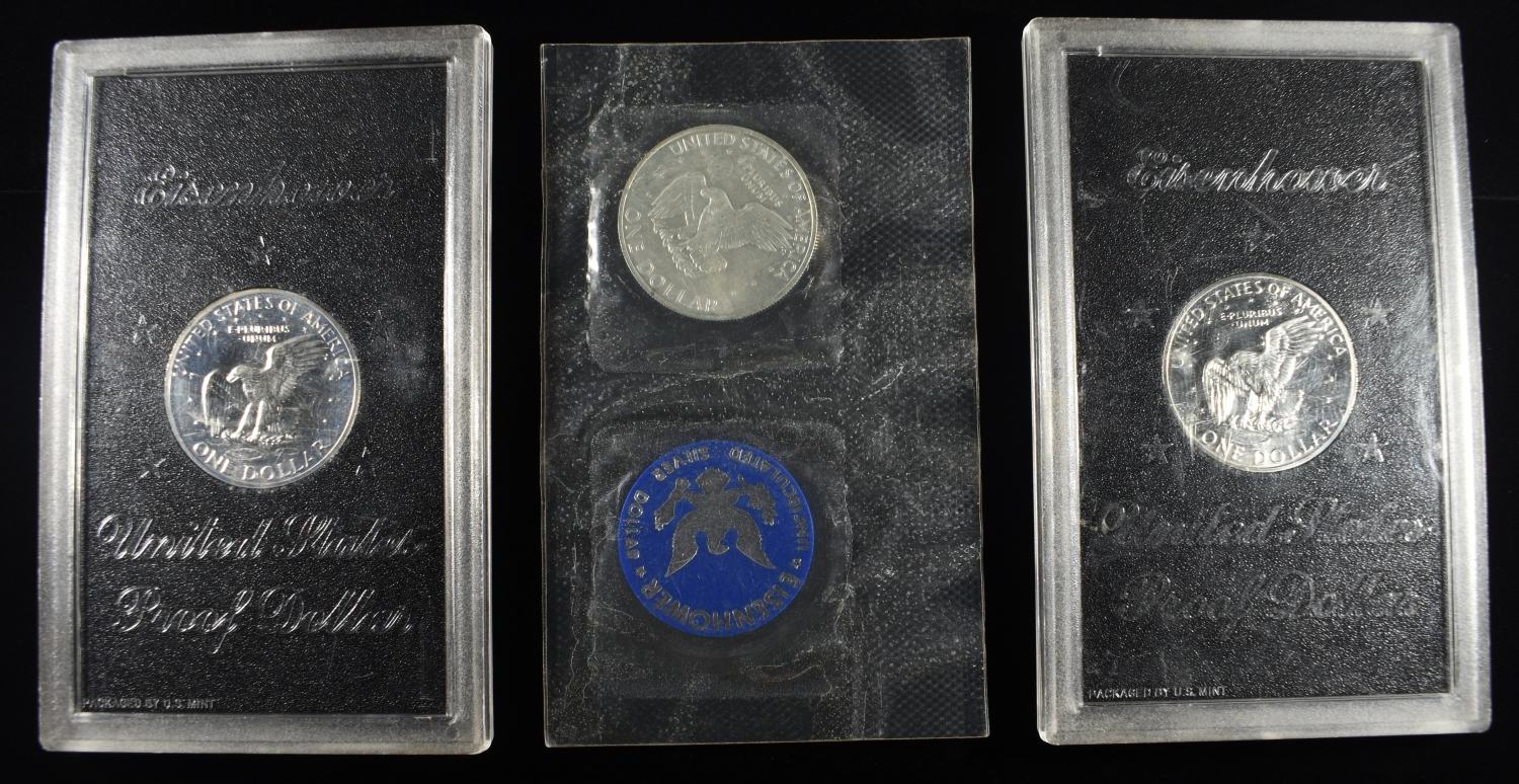 (3) EISENHOWER DOLLARS
