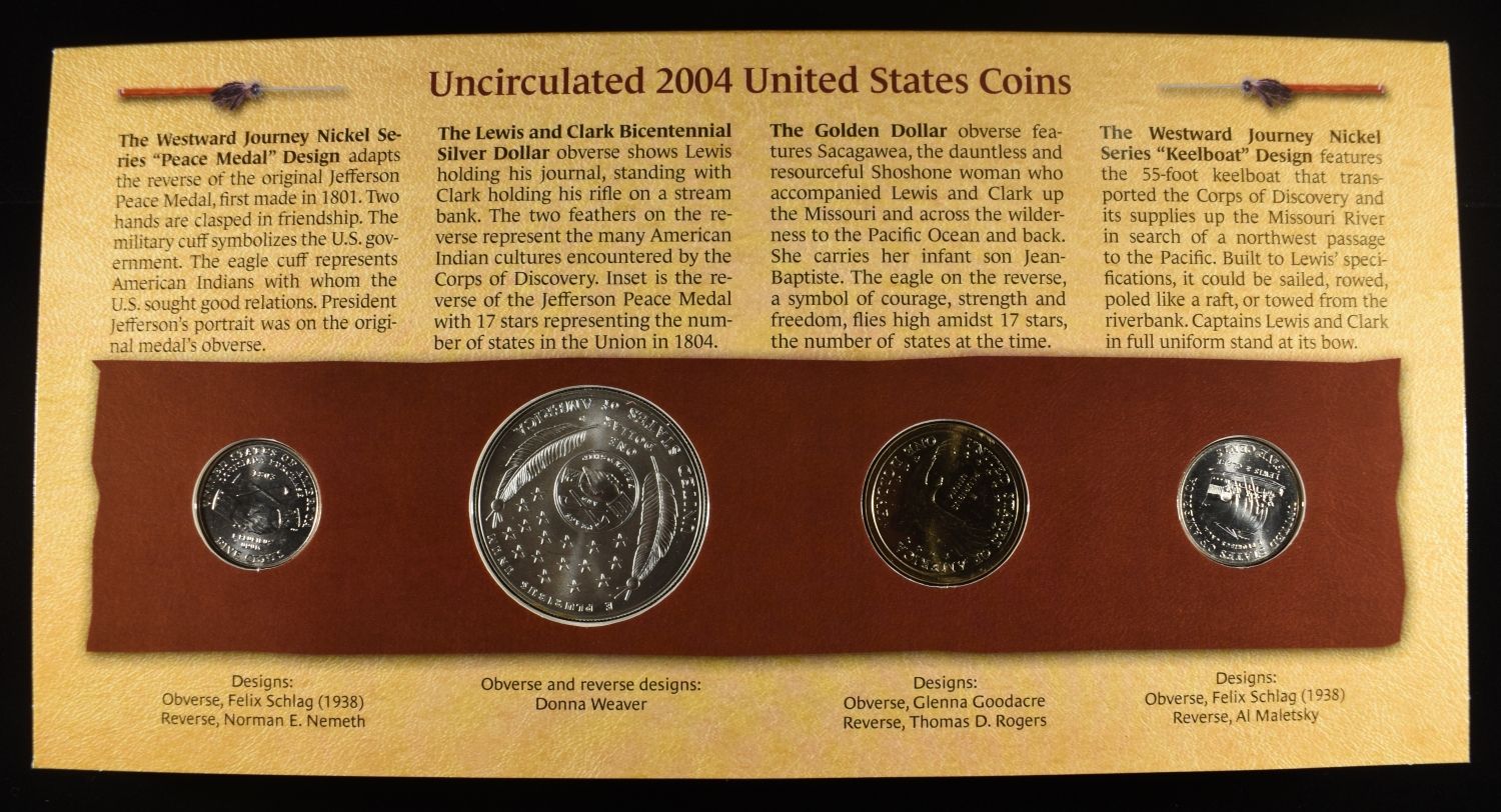 LEWIS AND CLARK COINAGE & CURRENCY SET