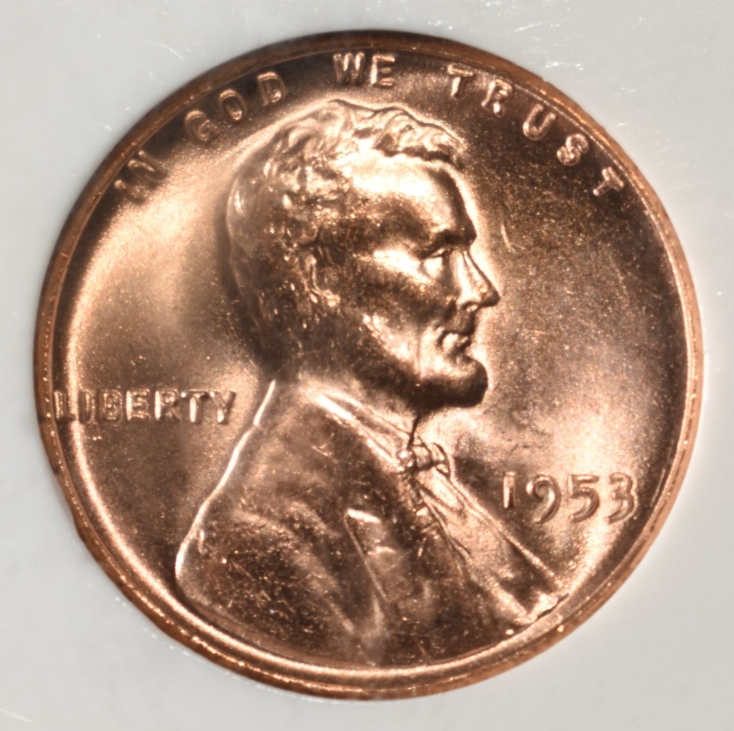 1953 WHEAT CENT PCI SUPERB GEM BU RD