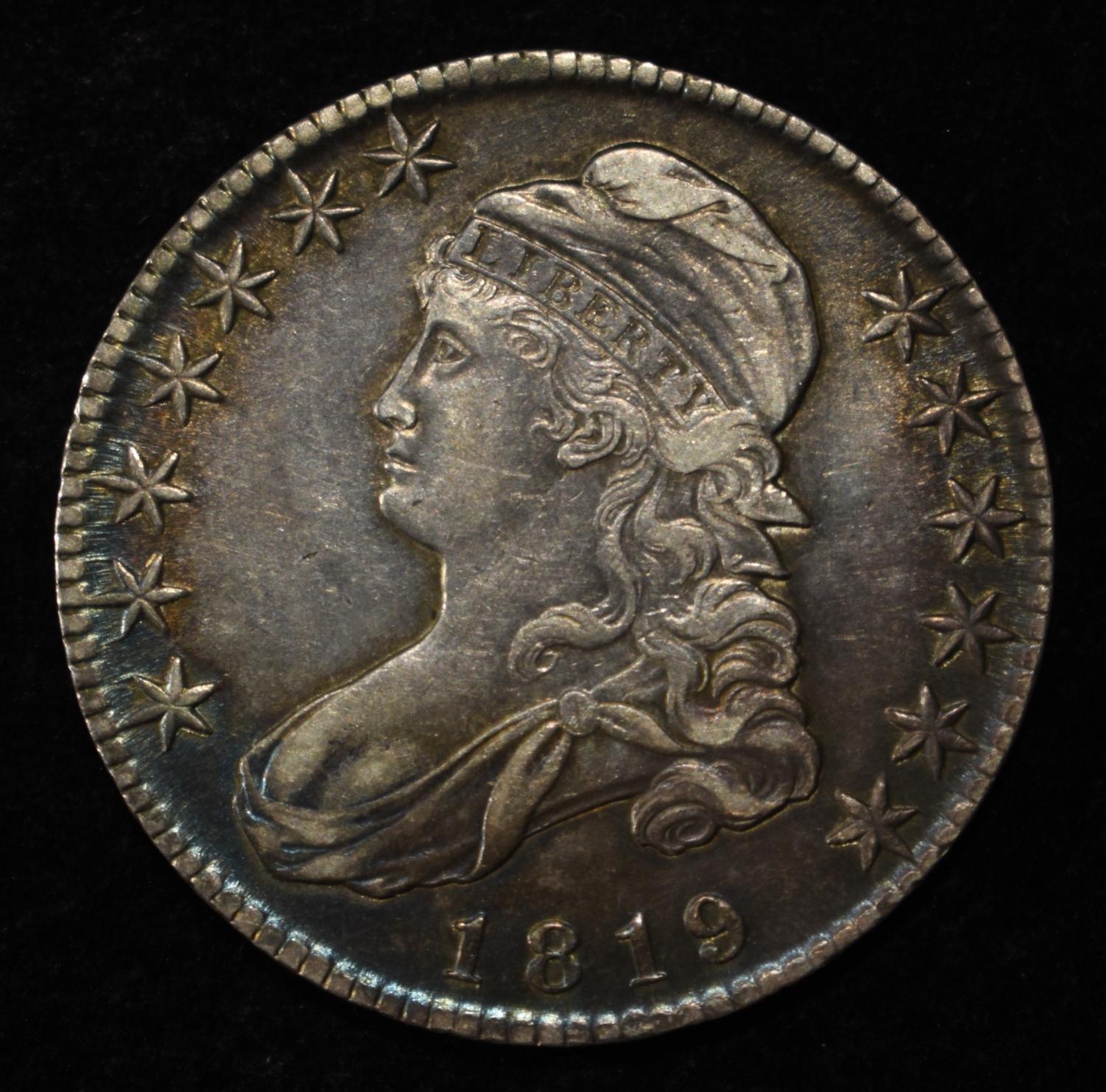1819 BUST HALF DOLLAR AU