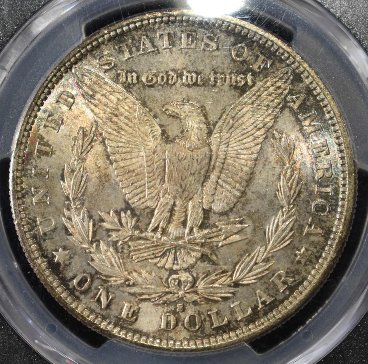 1879-S MORGAN DOLLAR PCGS MS63
