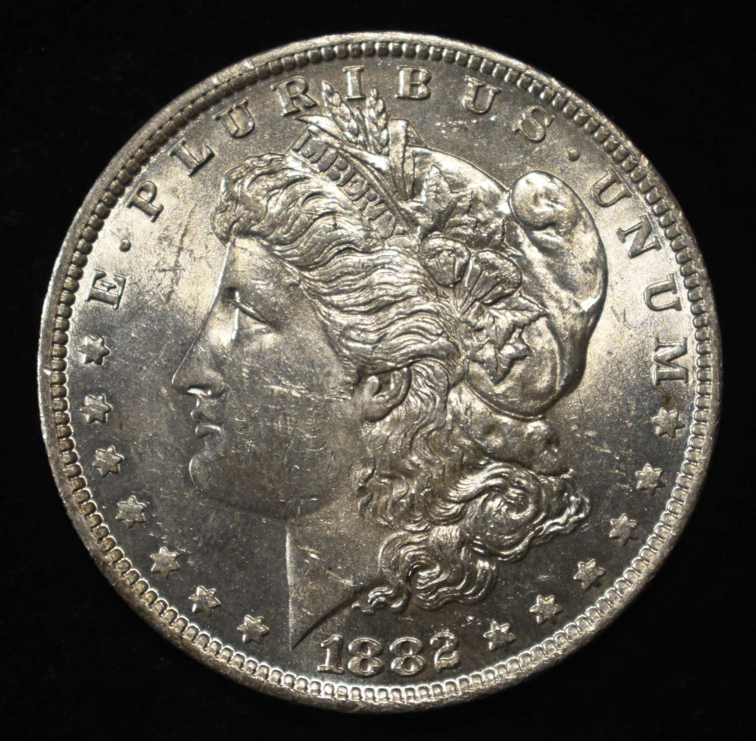 1882-O MORGAN DOLLAR CH BU
