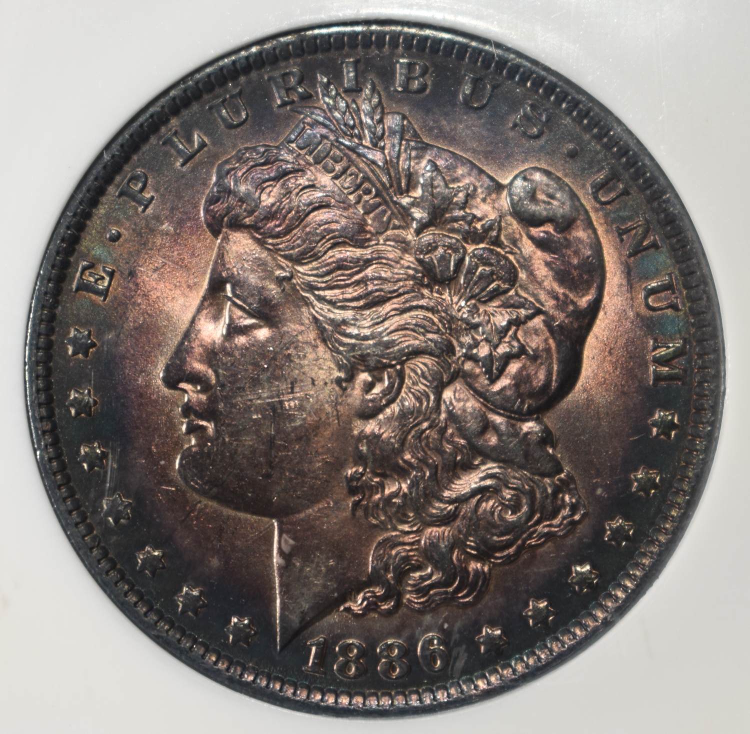 1886 MORGAN DOLLAR PCI SUPERB GEM BU