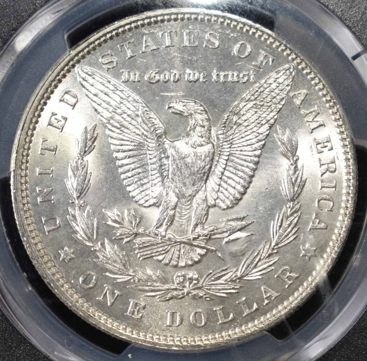 1896 MORGAN DOLLAR PCGS MS62