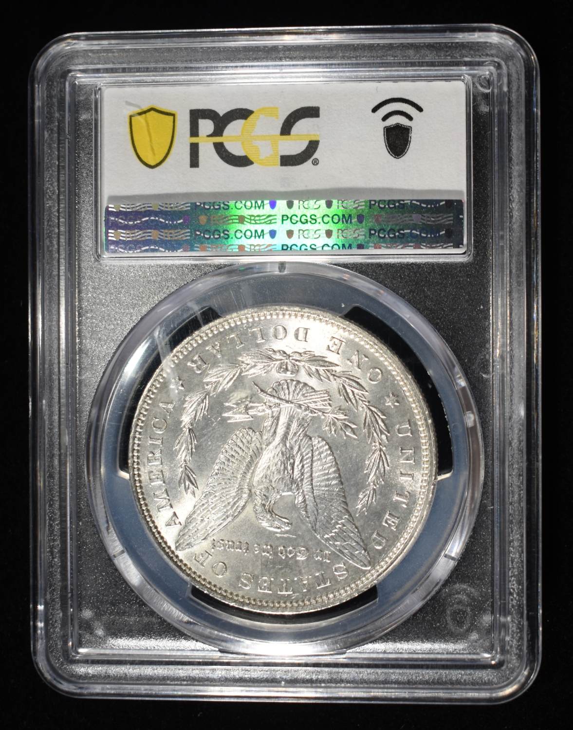 1896 MORGAN DOLLAR PCGS MS62