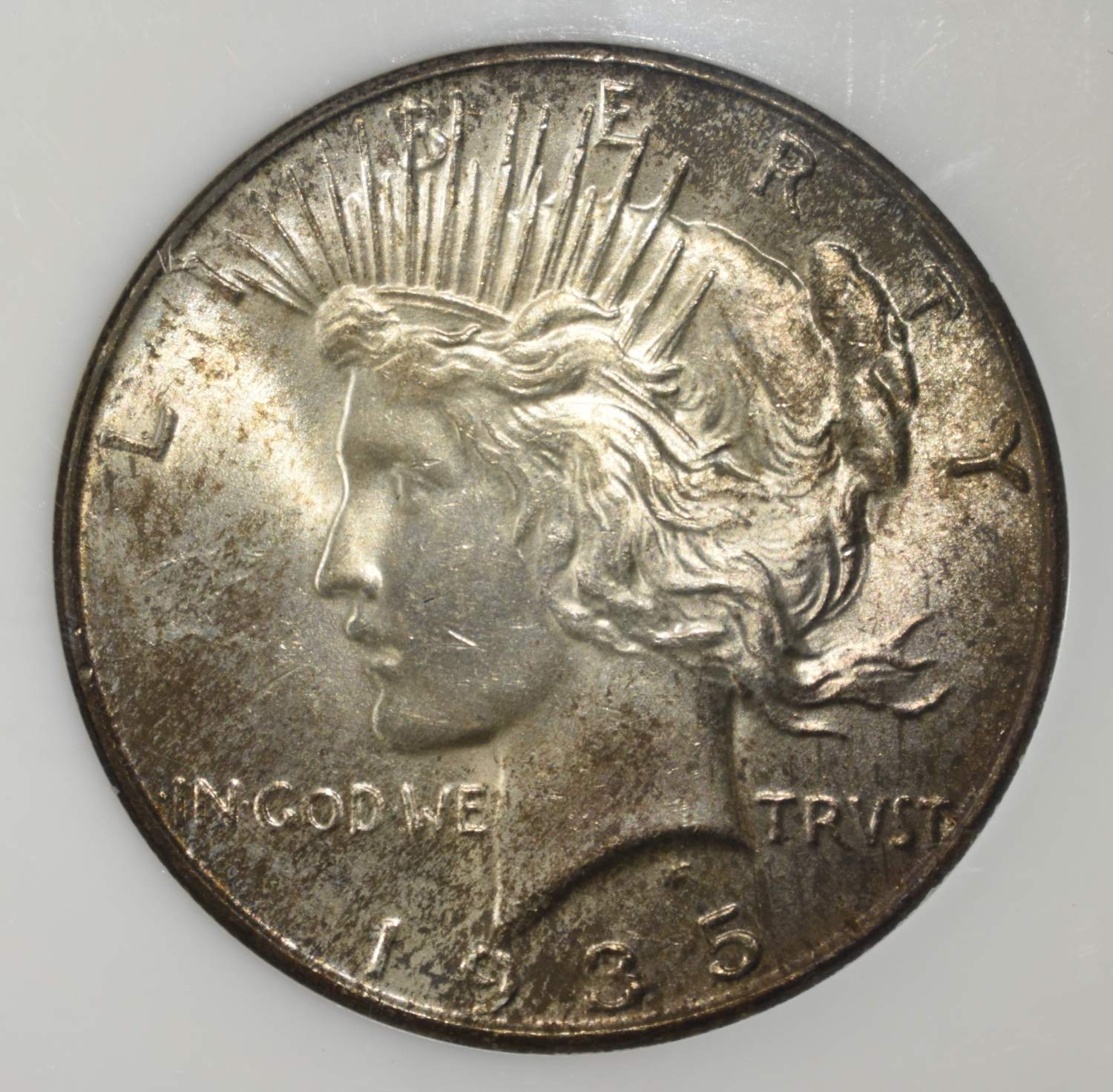 1935 PEACE DOLLAR PCI CH BU