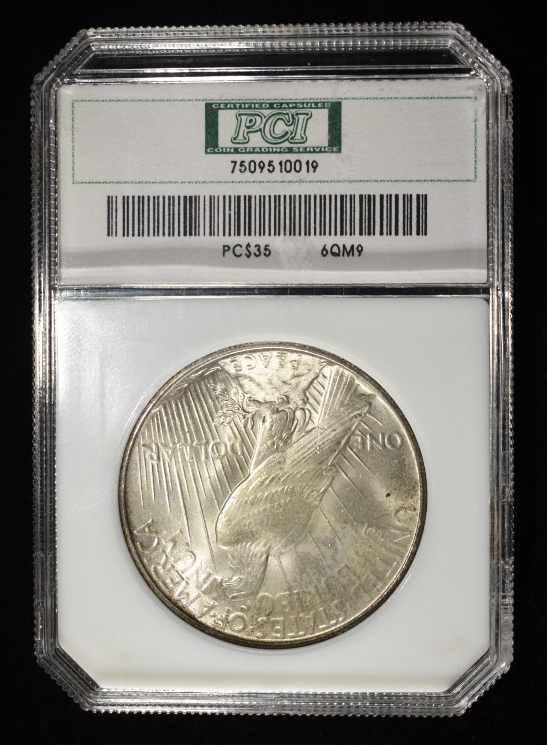 1935 PEACE DOLLAR PCI CH BU