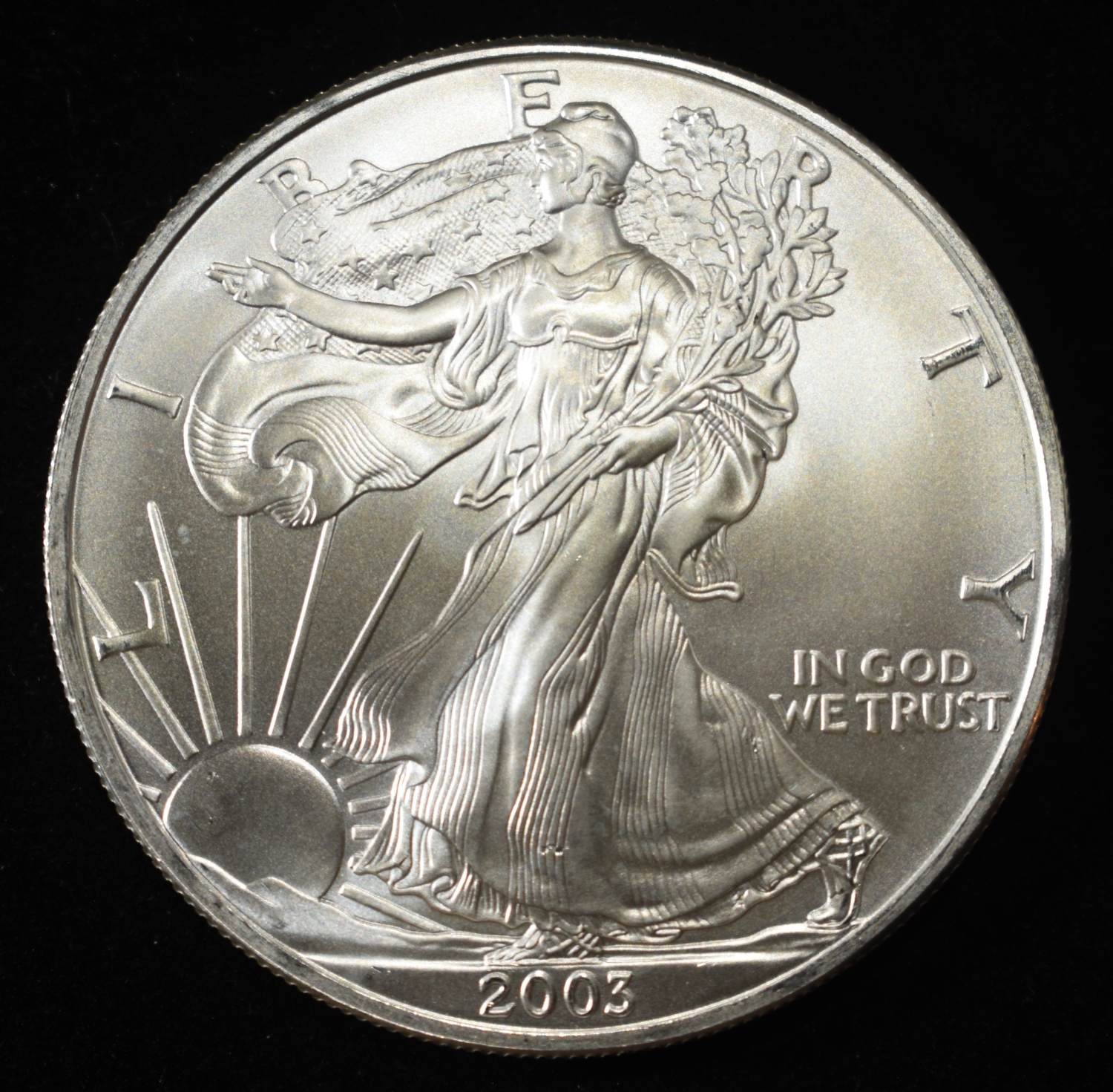 2003 AMERICAN SILVER EAGLE