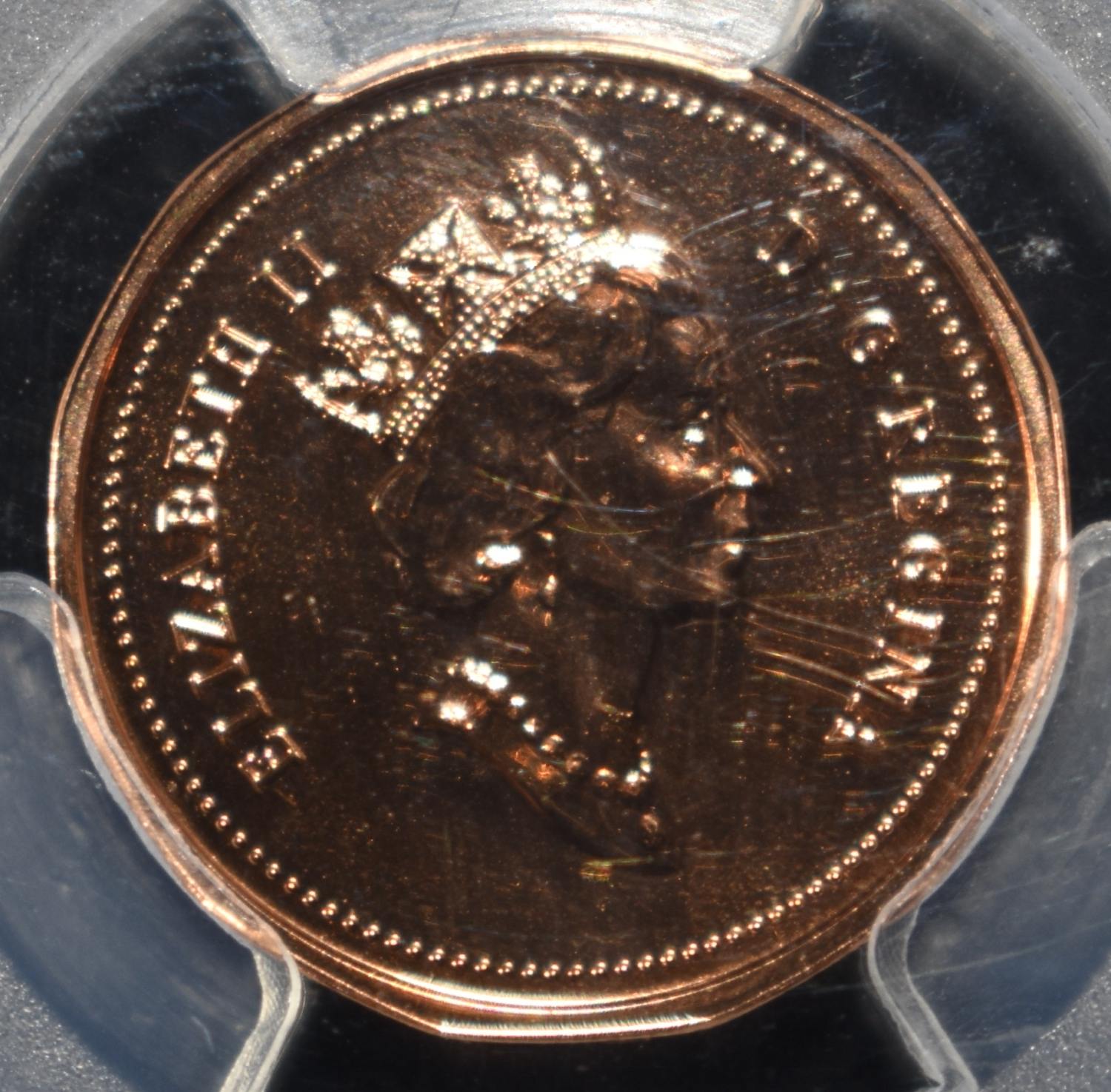1992 CANADA 1C PCGS PL69RD 125TH ANNIV