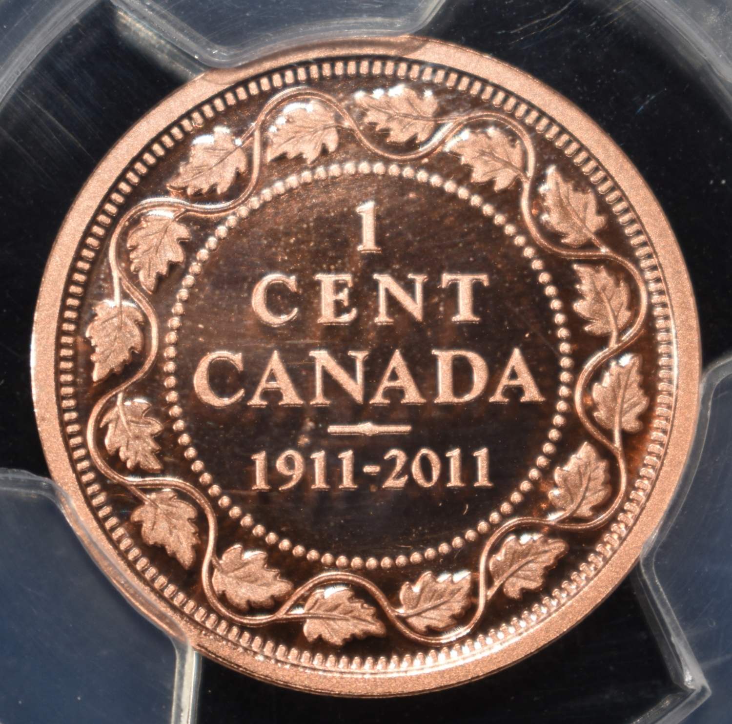 2011 CANADA 1C PCGS PR70RD DCAM