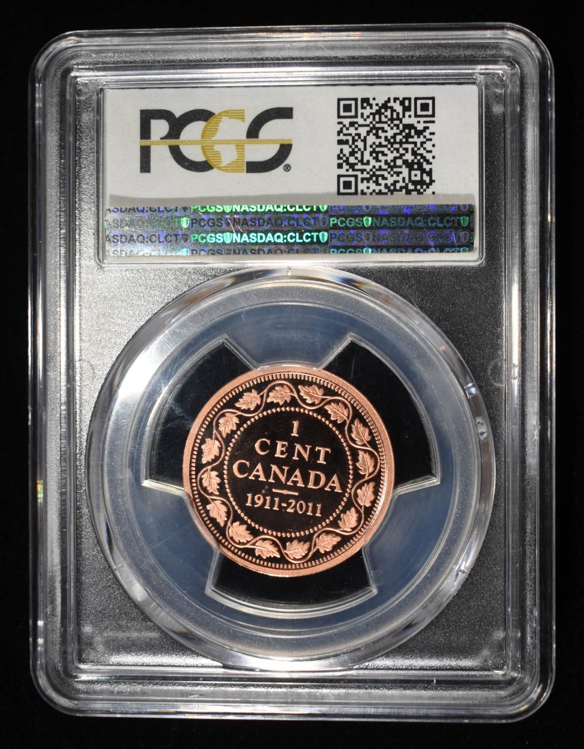 2011 CANADA 1C PCGS PR70RD DCAM