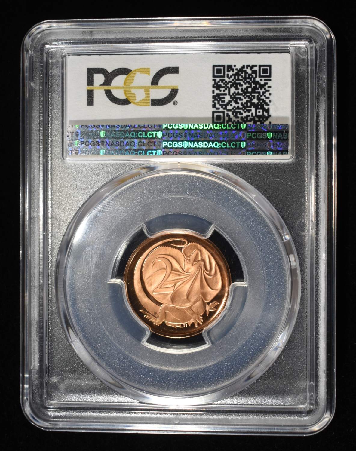 1966 AUSTRALIA 2C PCGS PR67 DCAM