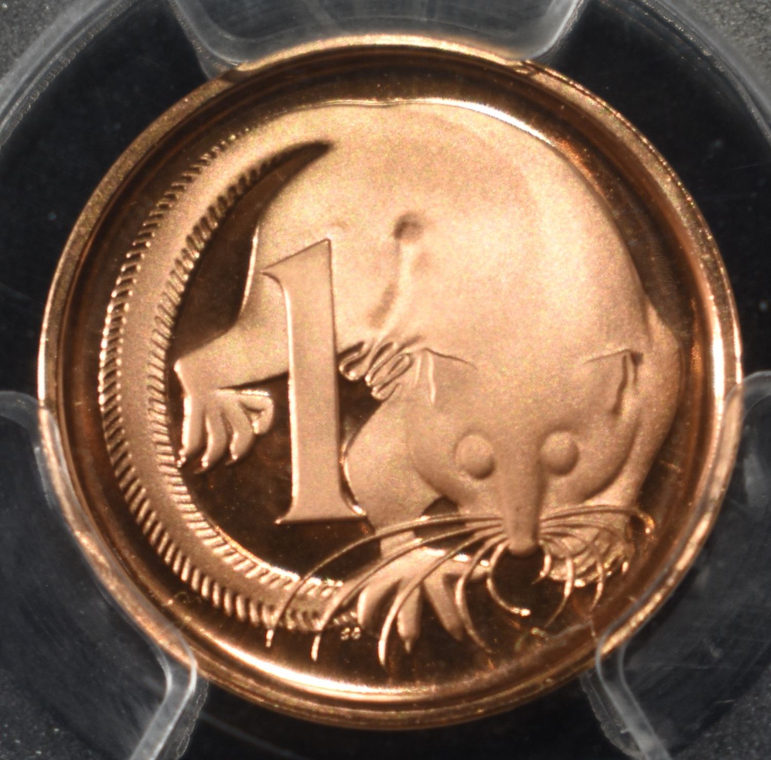 1966 AUSTRALIA 1C PCGS PR68 DCAM