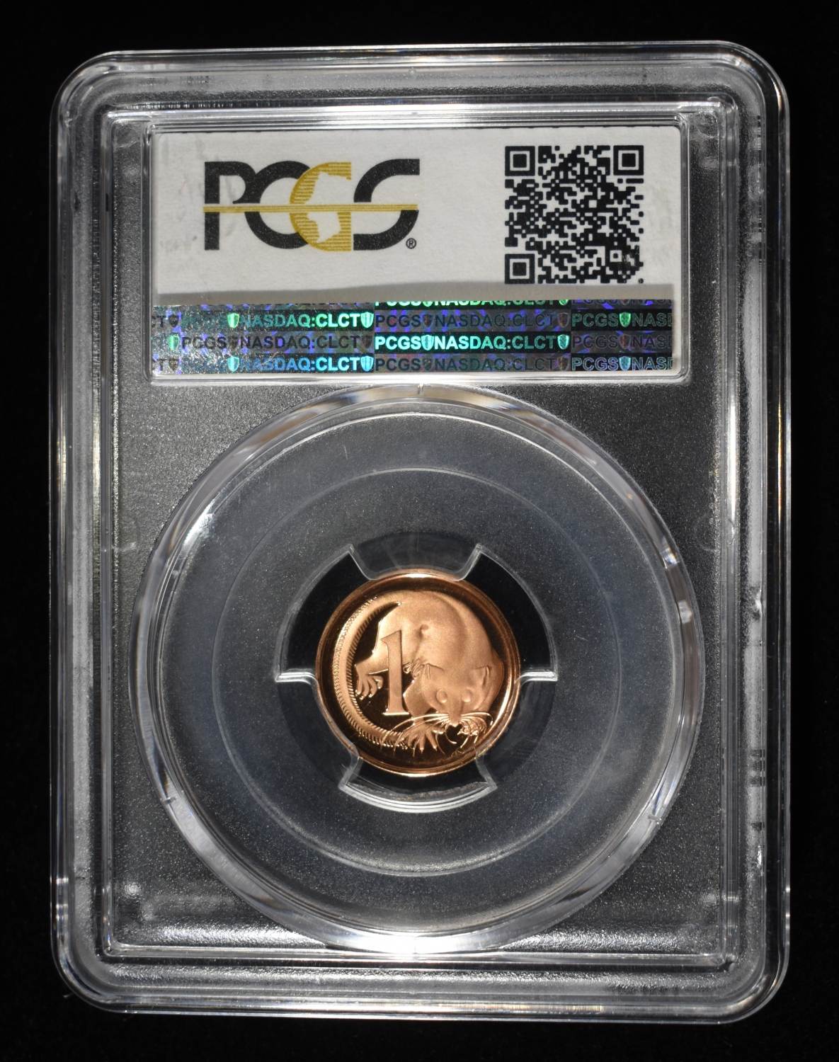 1966 AUSTRALIA 1C PCGS PR68 DCAM