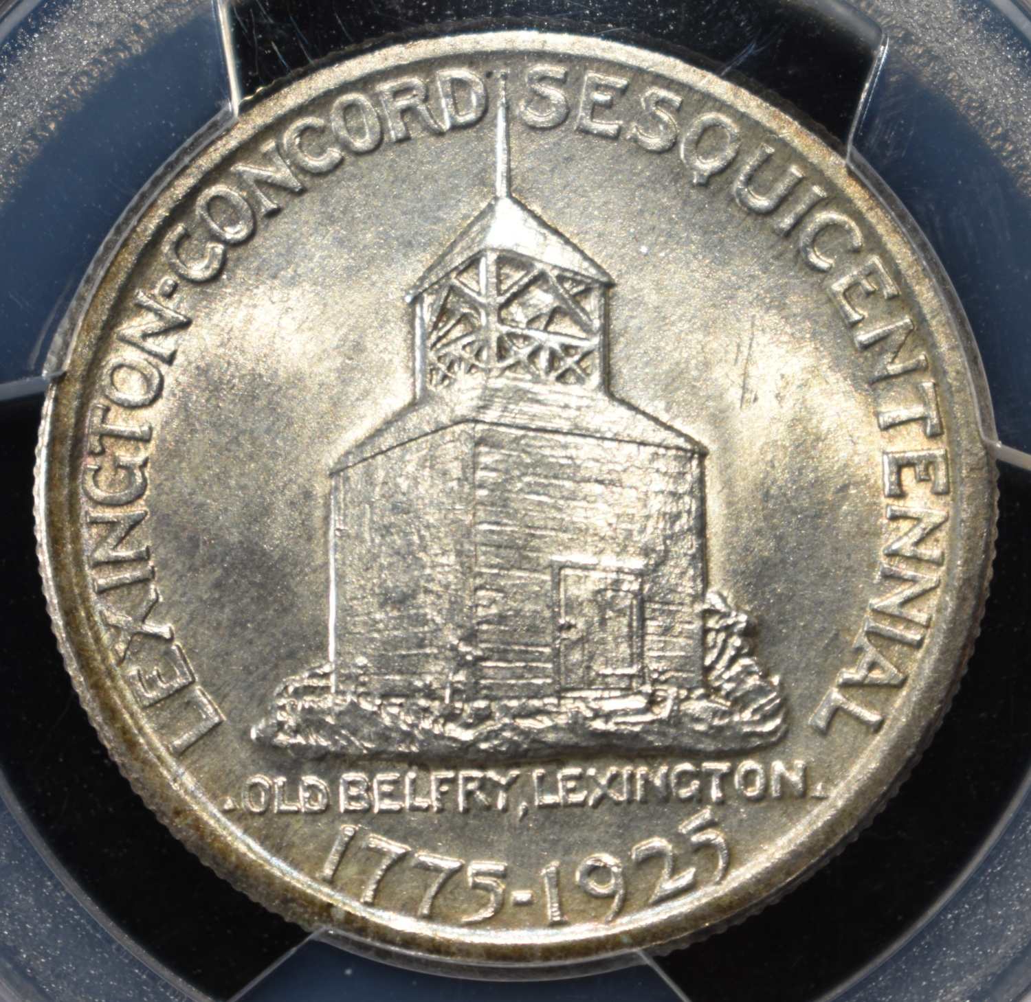 1925 50C COMMEM LEXINGTON PCGS MS63