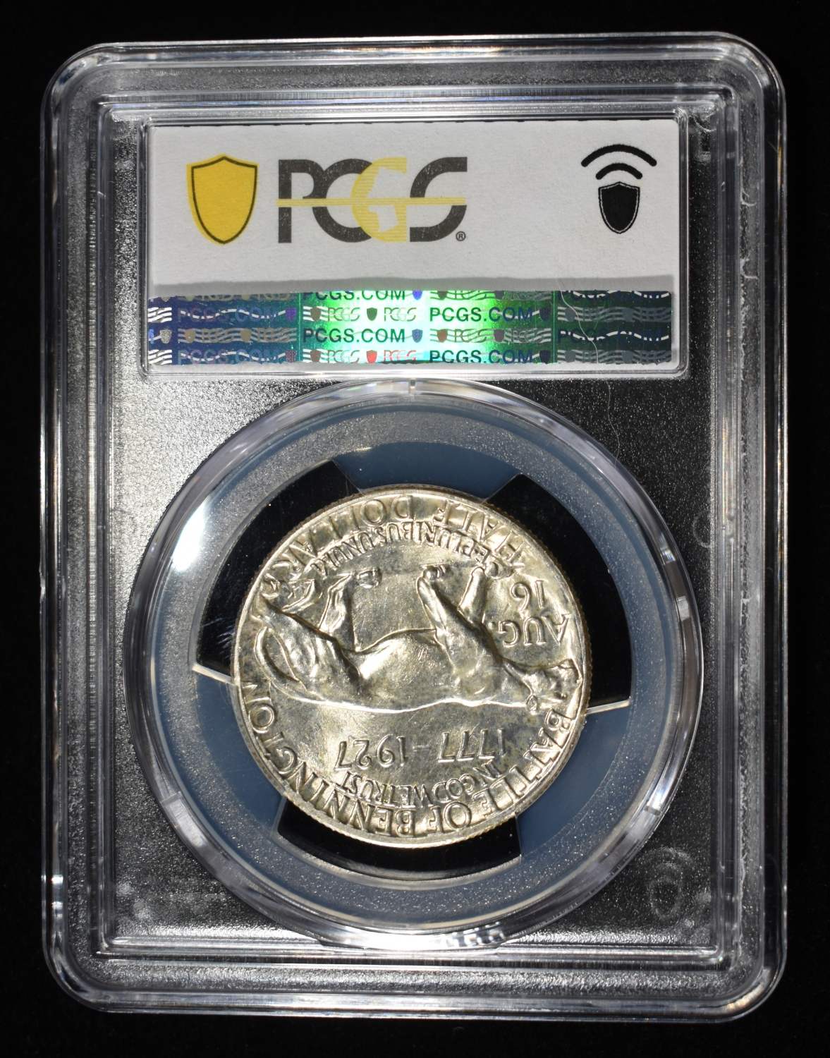 1927 50C COMMEM VERMONT PCGS MS64