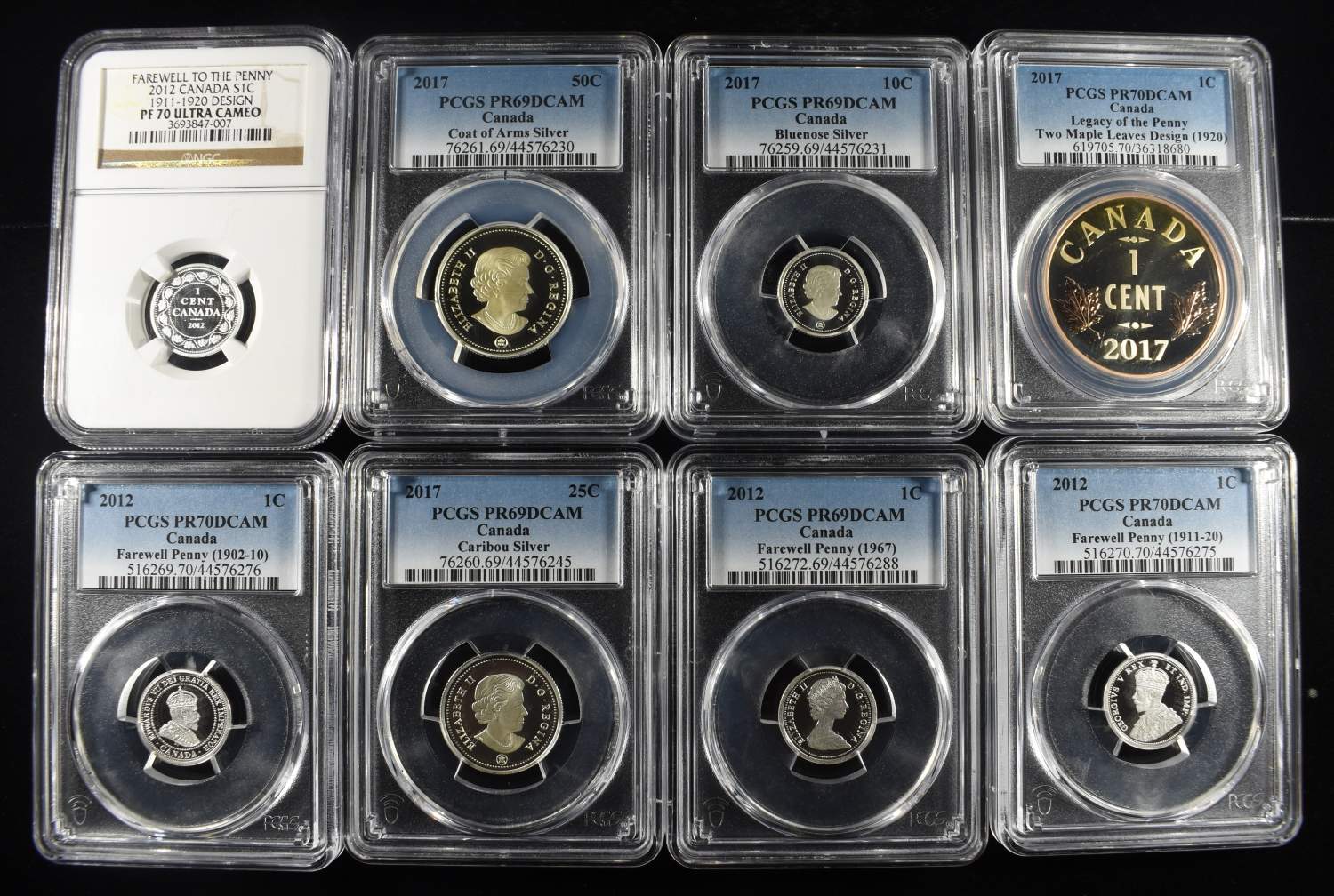CANADA GRADED COIN LOT