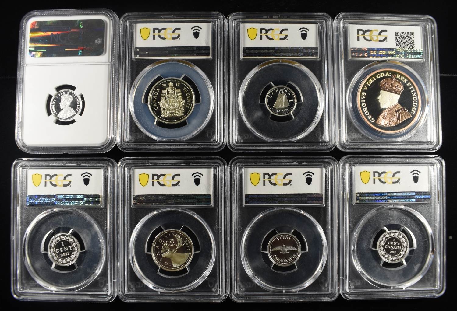 CANADA GRADED COIN LOT