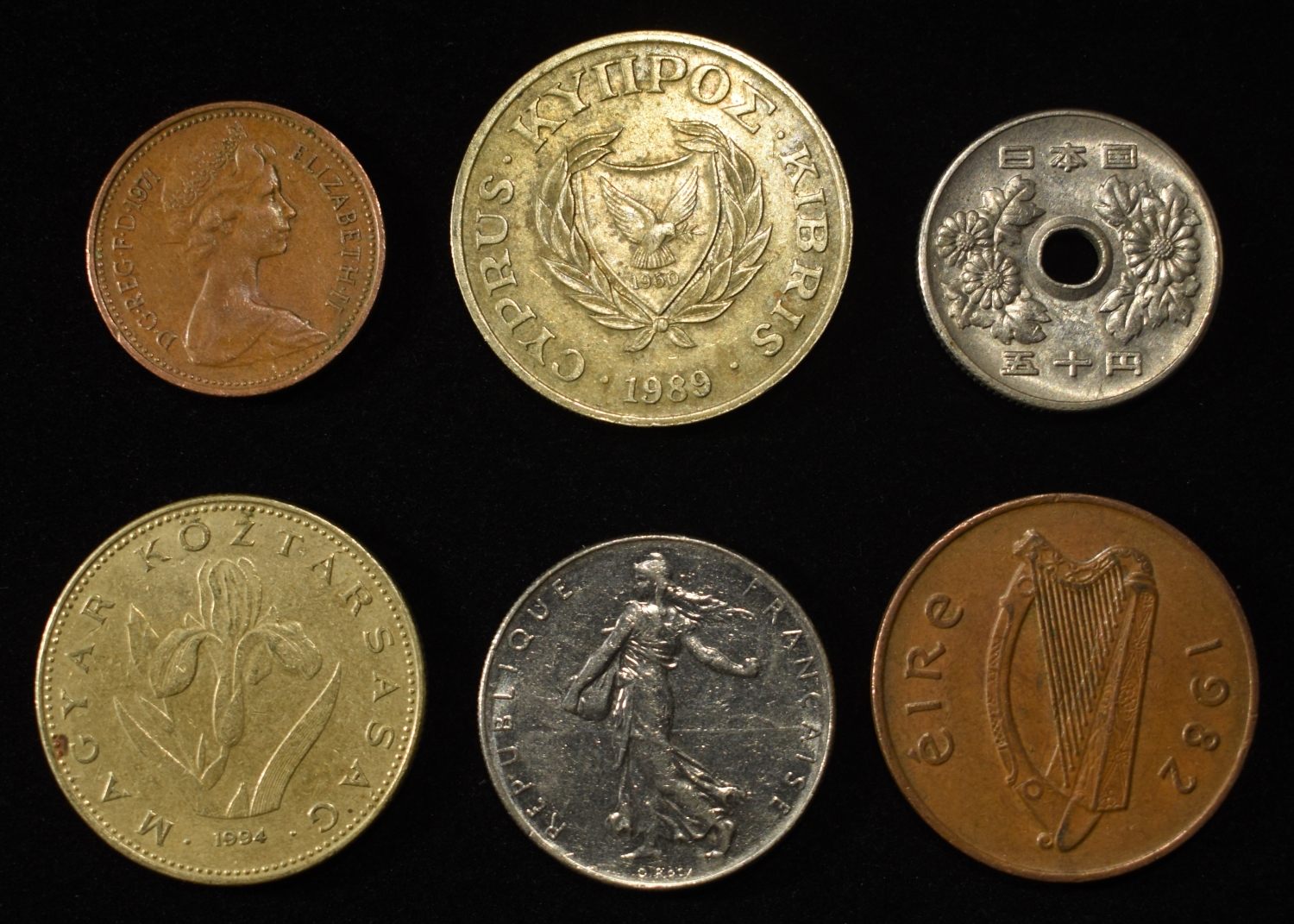 5 LBS FOREIGN COINS