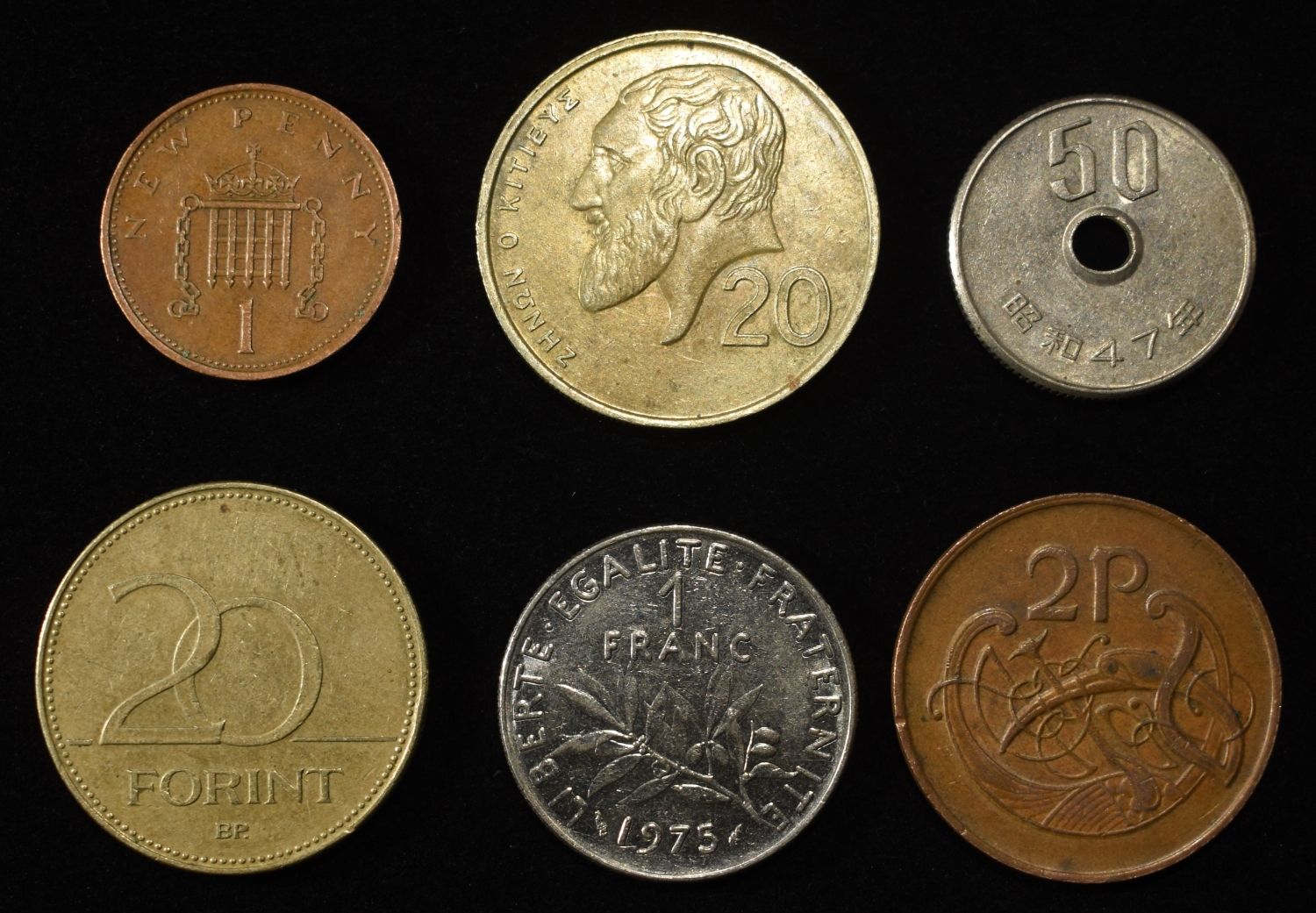 5 LBS FOREIGN COINS