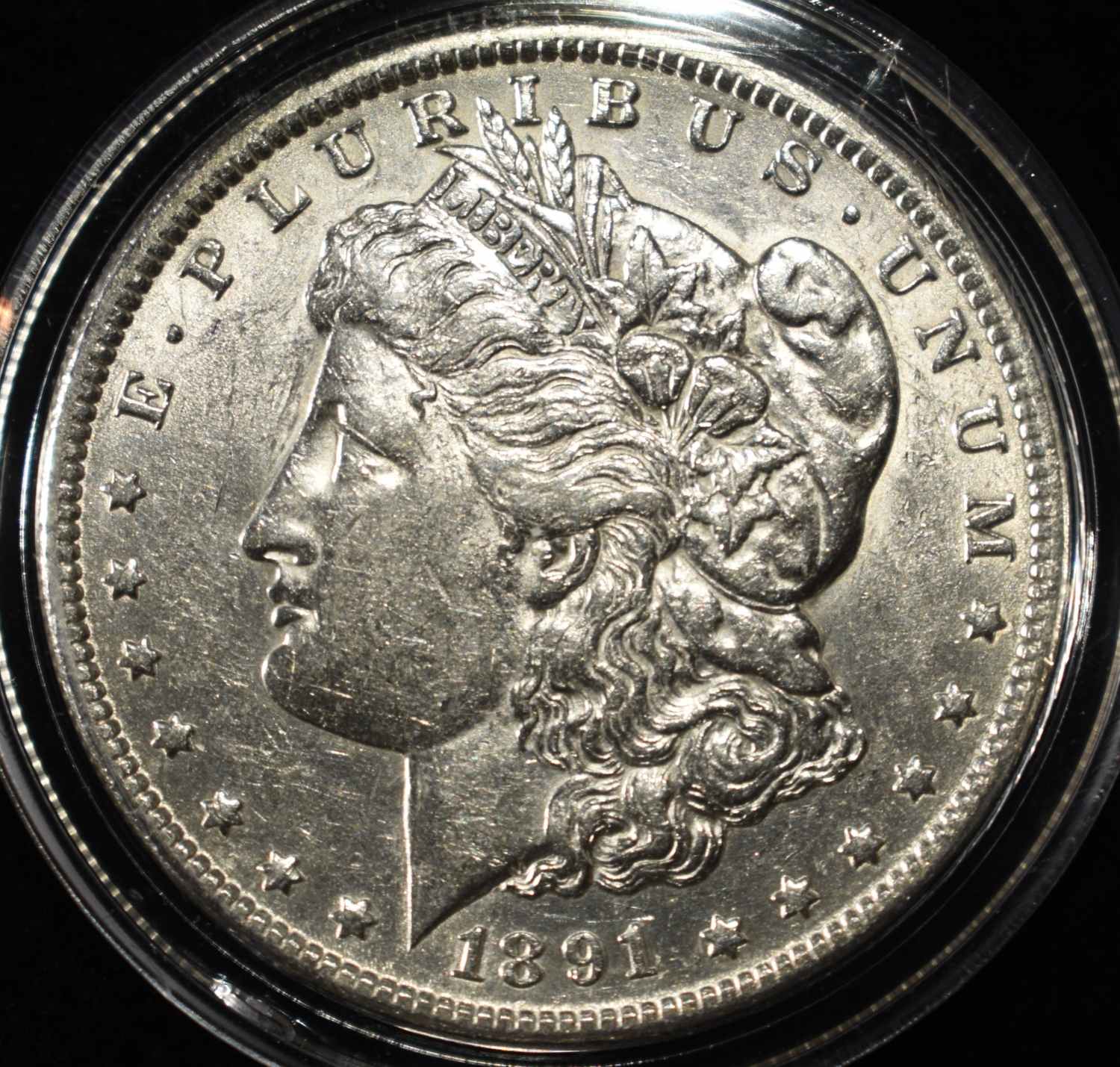 1891 MORGAN DOLLAR AU/BU