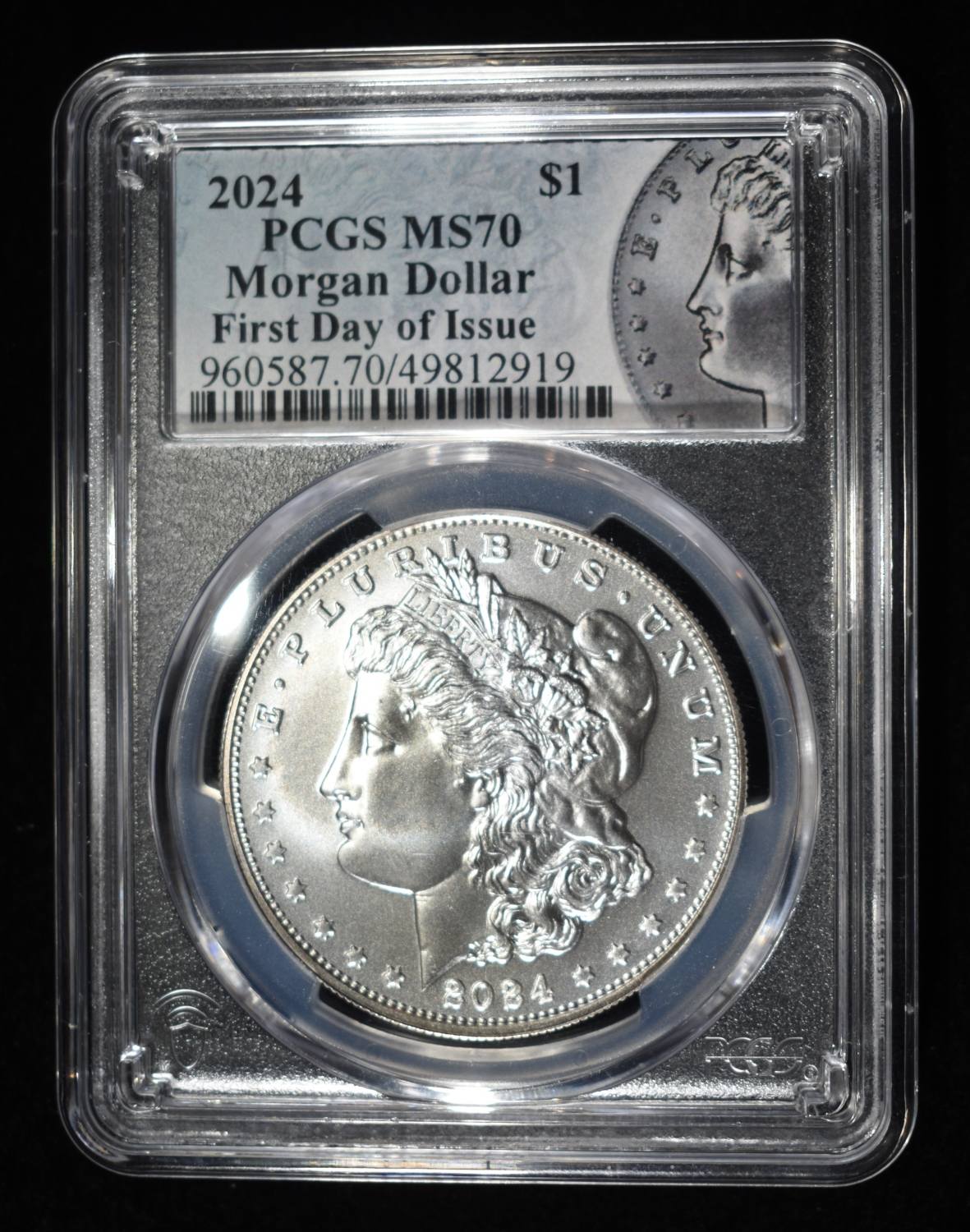 2024 MORGAN DOLLAR PCGS MS70 FDI