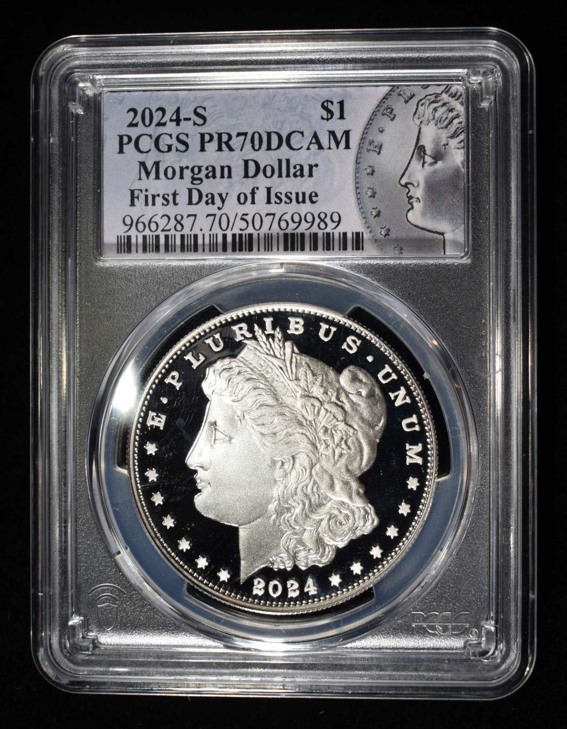 2024-S MORGAN DOLLAR PCGS PR70DCAM FDI