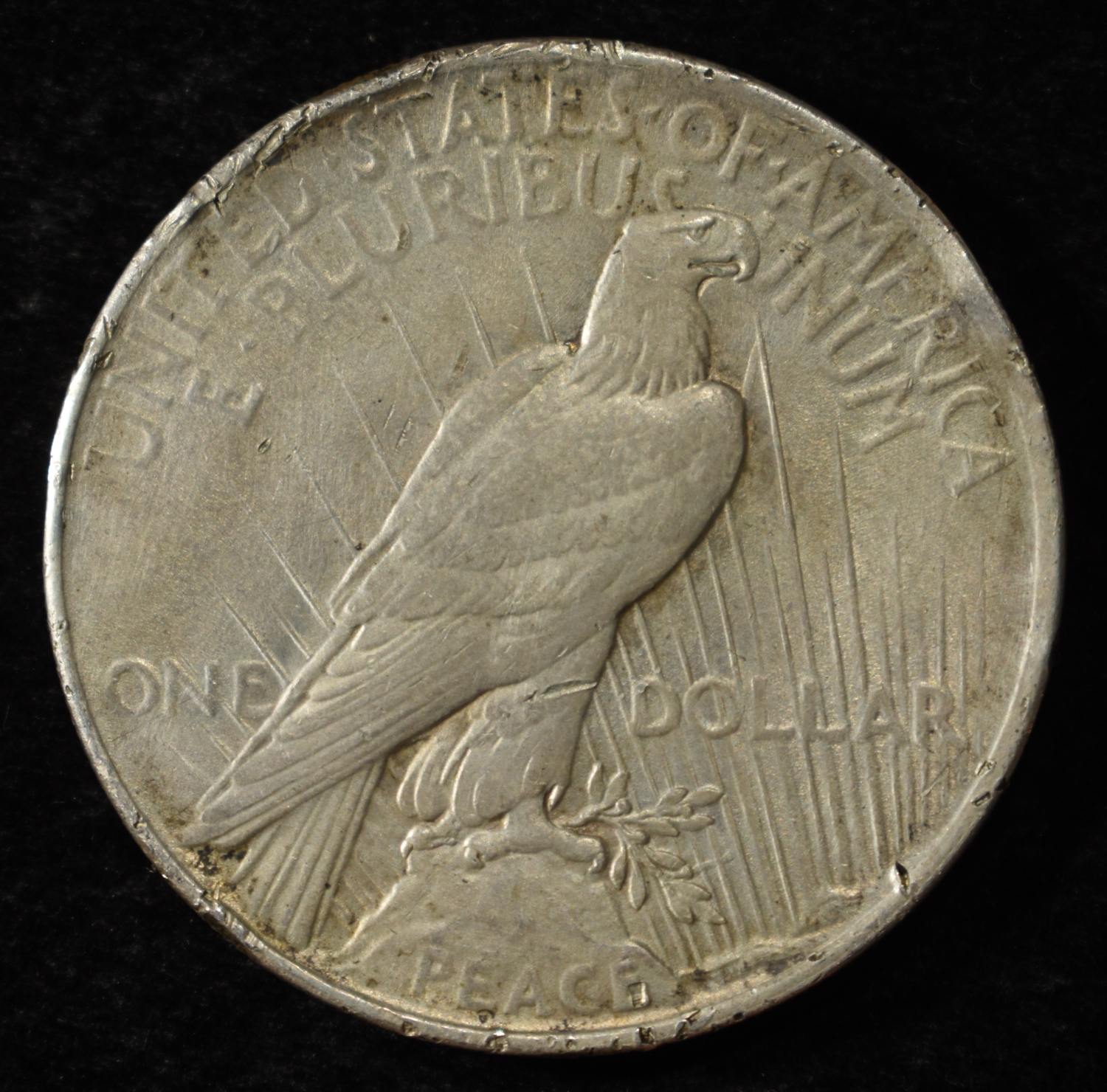 1922 PEACE DOLLAR DAMAGED