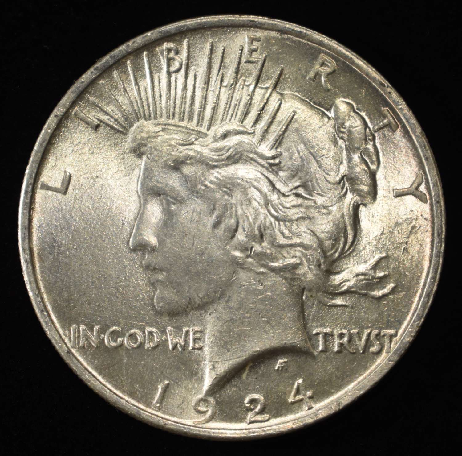 1924 PEACE DOLLAR BU