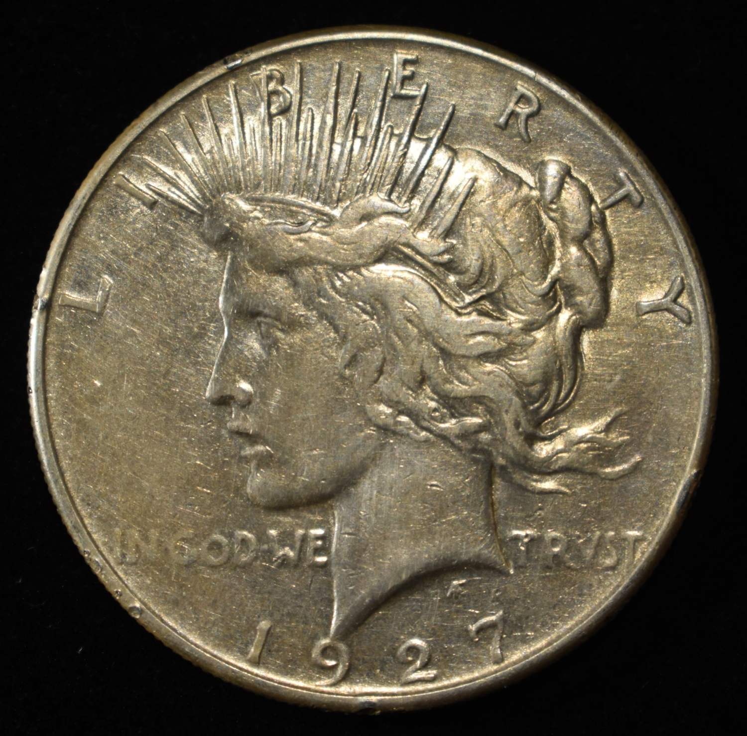 1927-S PEACE DOLLAR XF