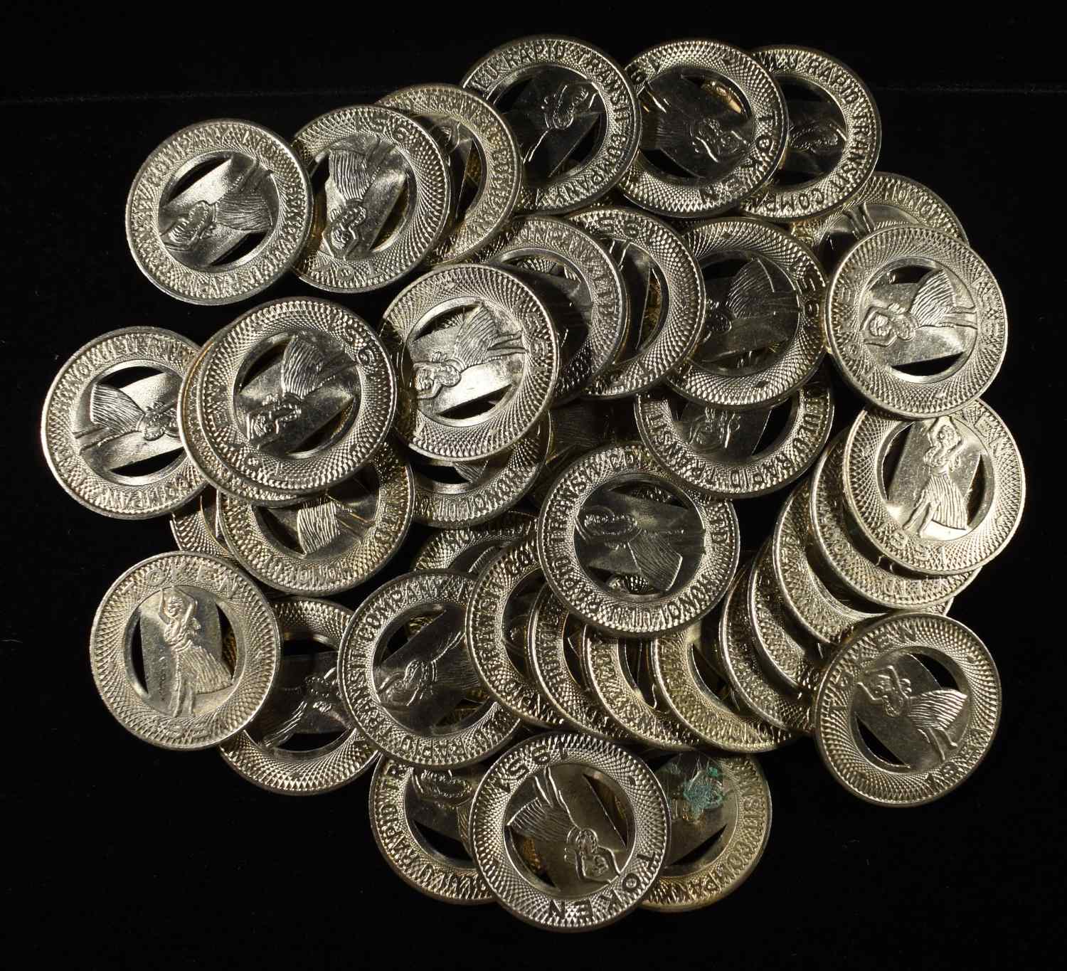(40) 1951 HONOLULU RAPID TOKENS
