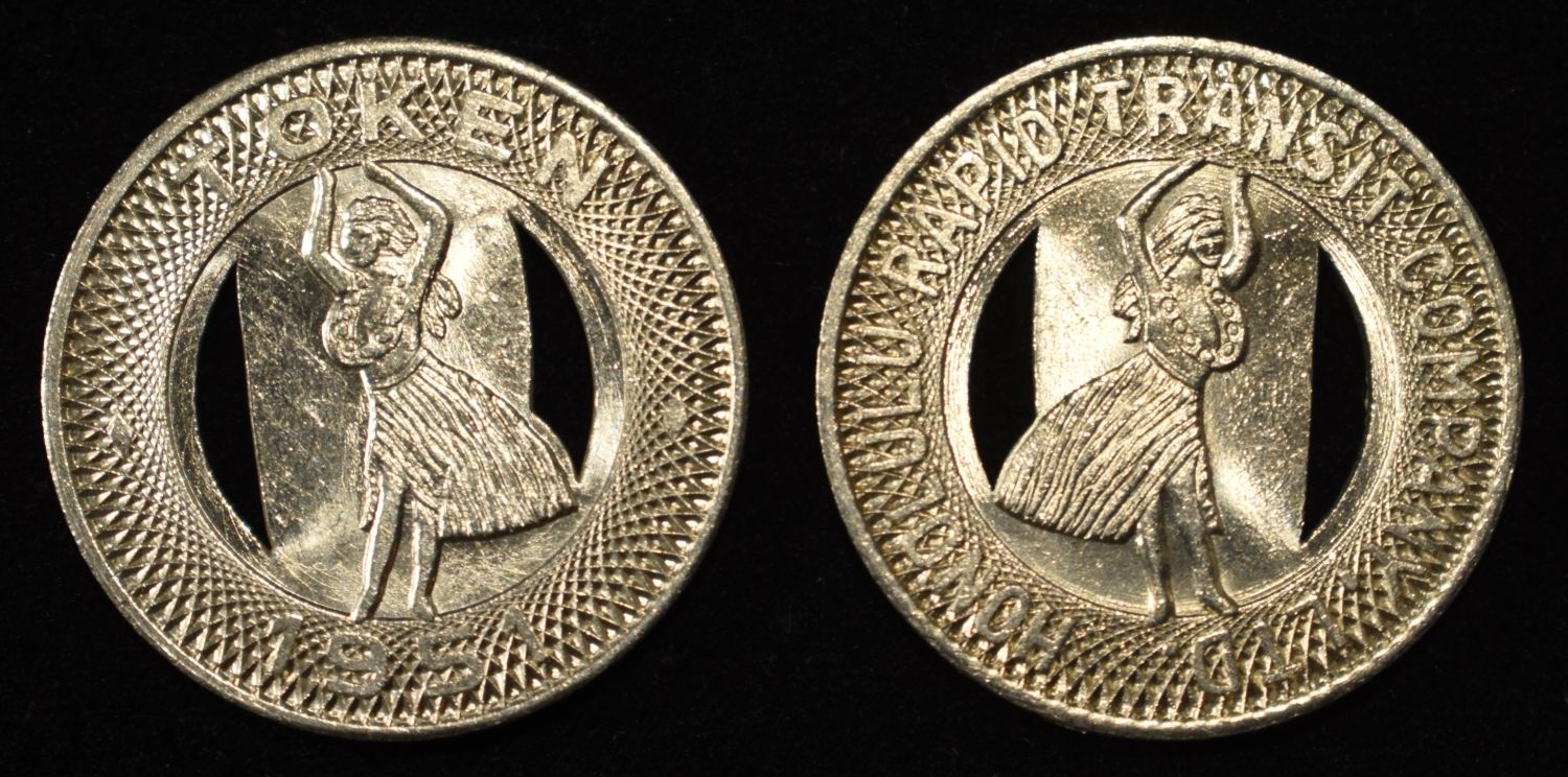 (40) 1951 HONOLULU RAPID TOKENS