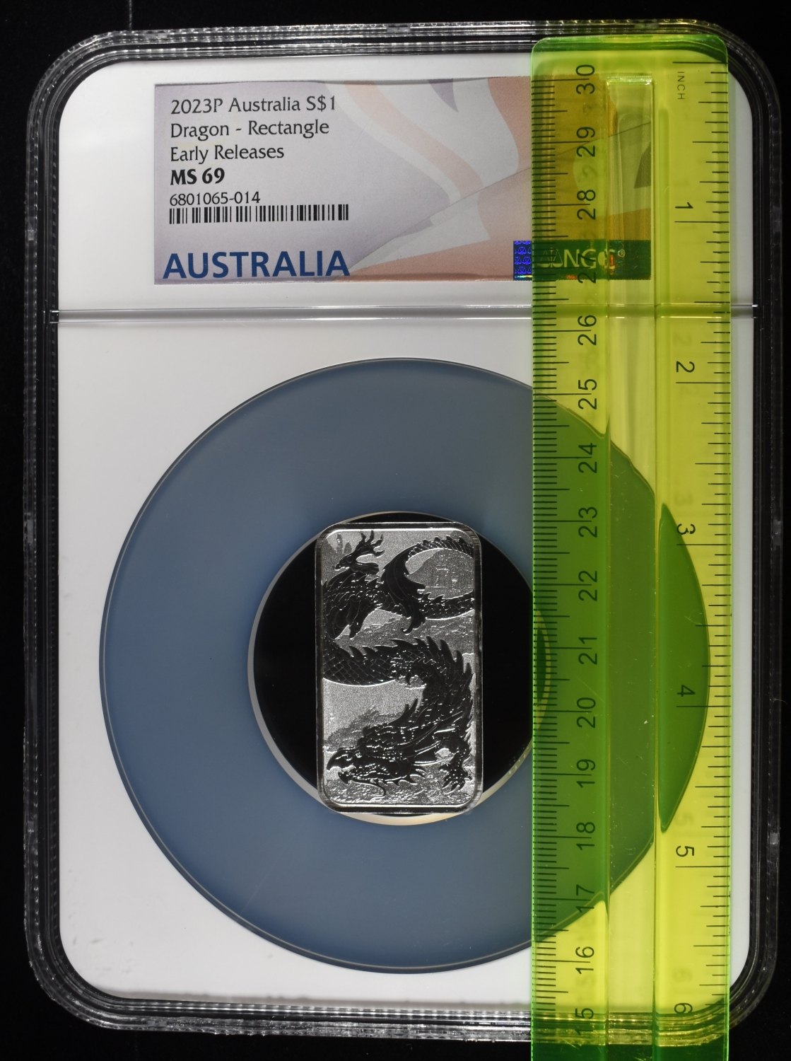 2023-P $1 AUSTALIA DRAGON NGC MS69 EARLY RELEASE