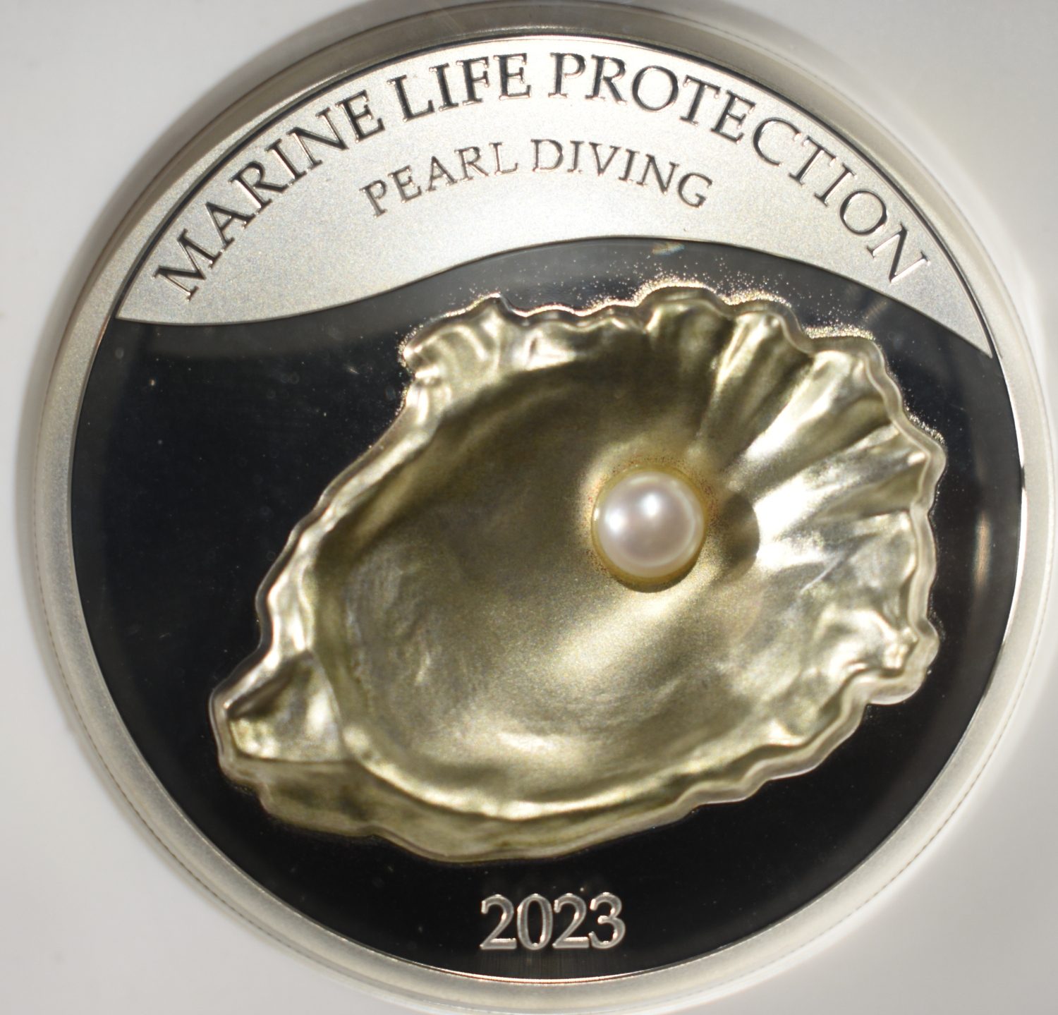 2023 PALAU SILVER MARINE LIFE PEARL NGC PF70 UCAM
