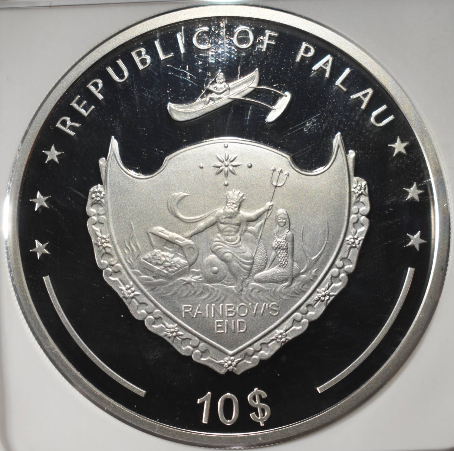 2023 PALAU SILVER MARINE LIFE PEARL NGC PF70 UCAM