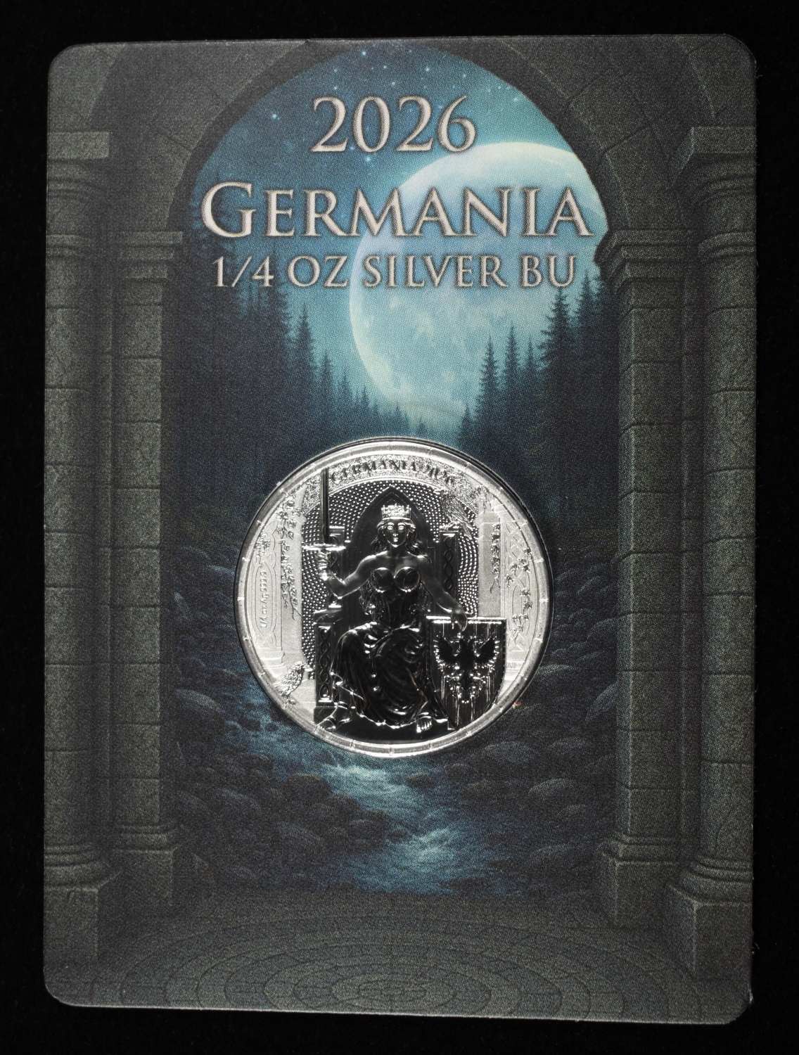 2026 GERMANIA 1/4 OZ SILVER BU LIMITED