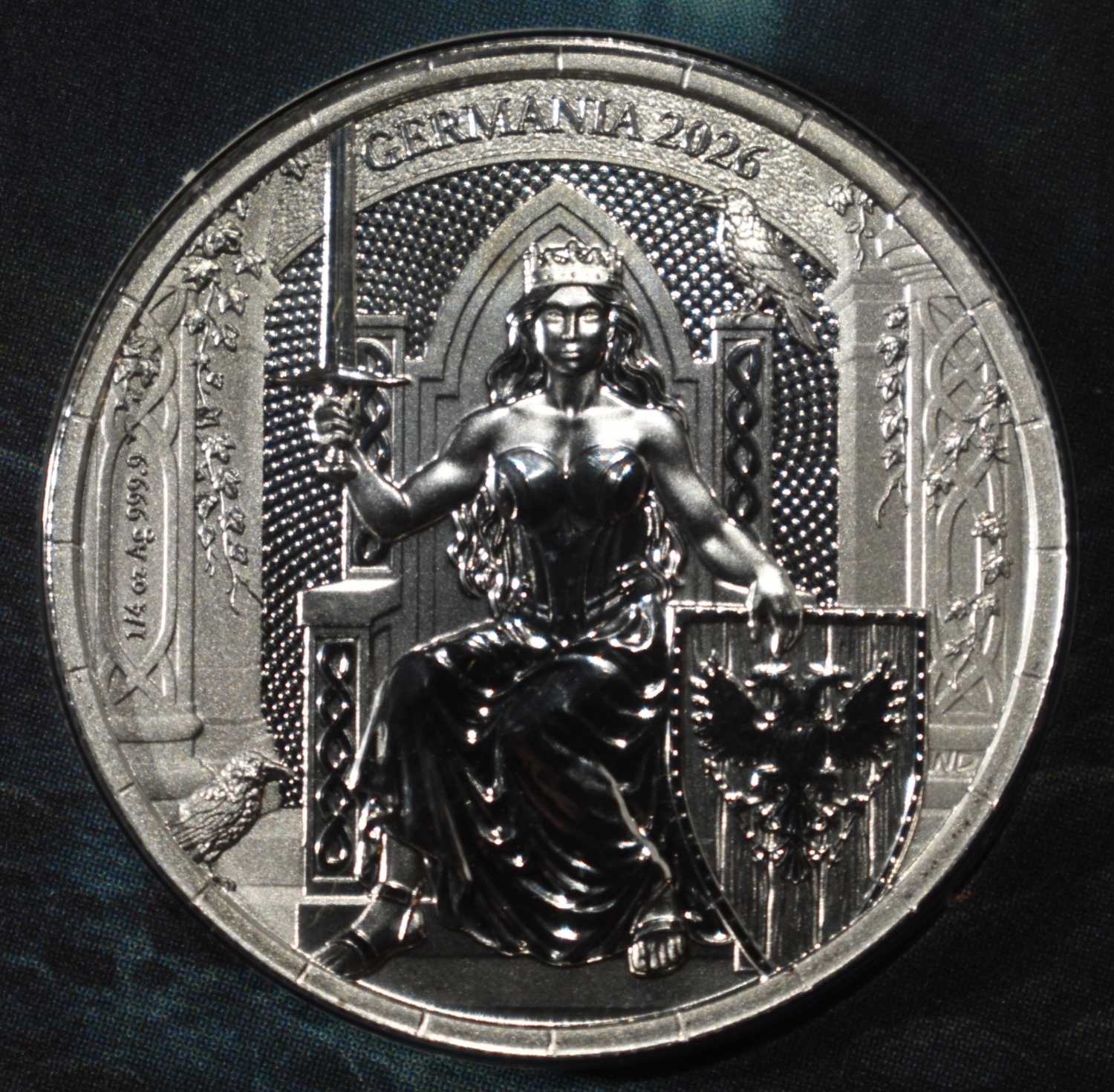 2026 GERMANIA 1/4 OZ SILVER BU LIMITED