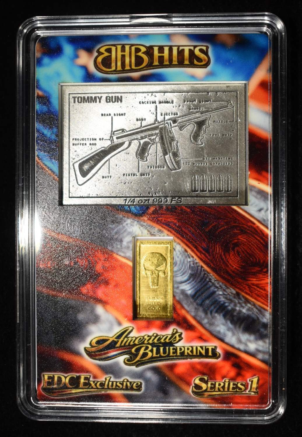 1G .999 GOLD & 1/4TH OZ .999 SILVER