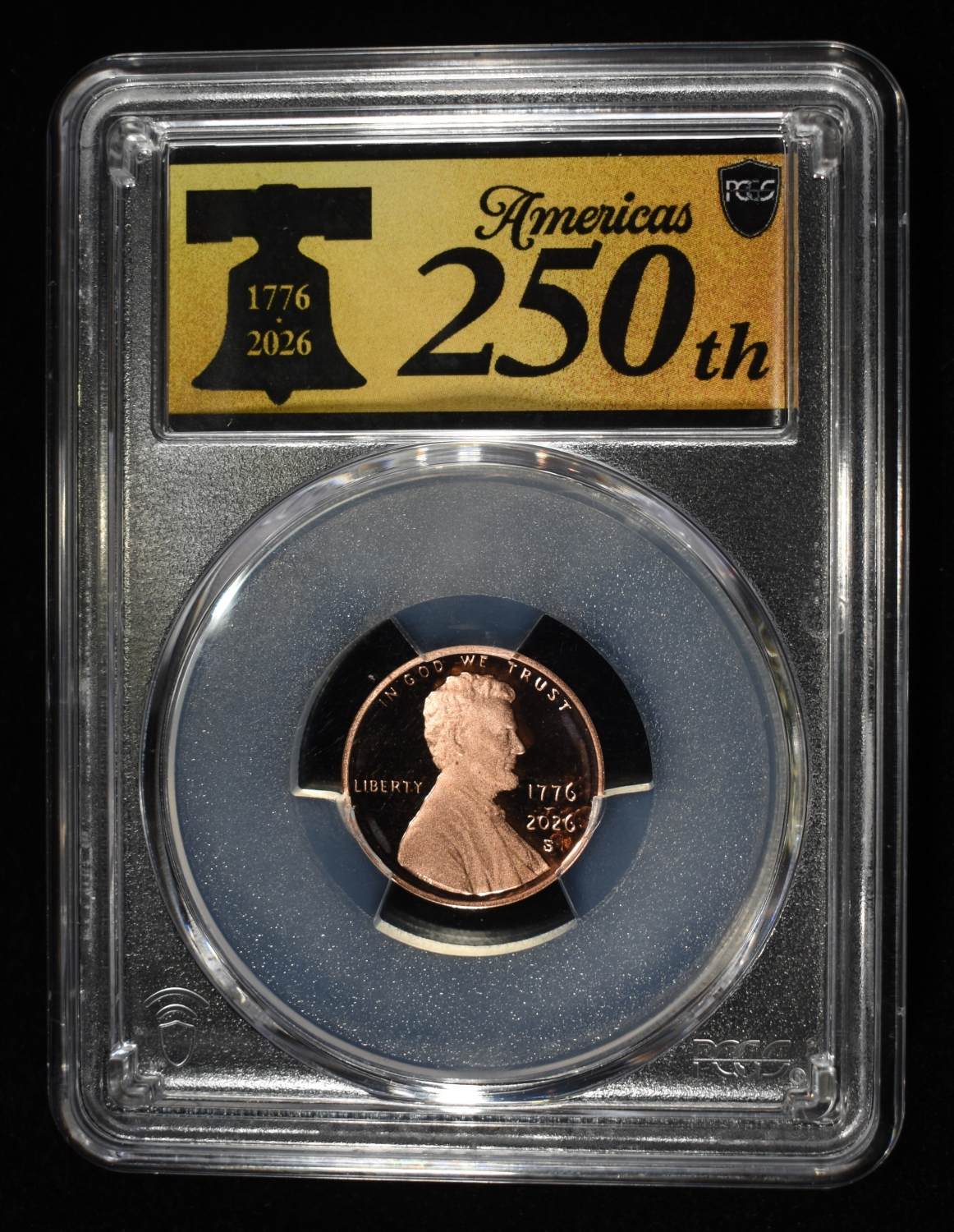 2026-S LINCOLN SHIELD CENT PCGS PR-70 RD DCAM