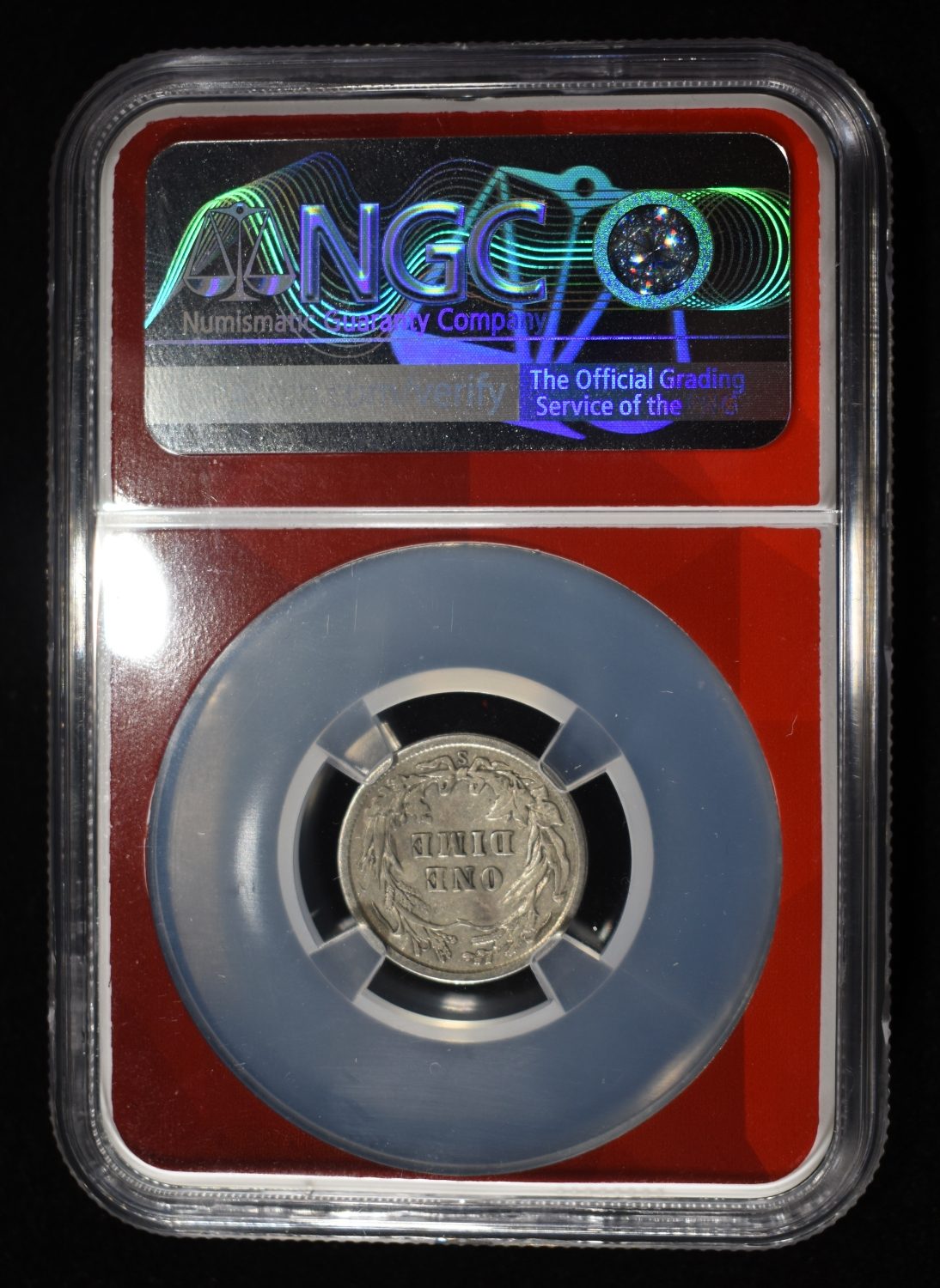 1913-S BARBER DIME NGC VF-25