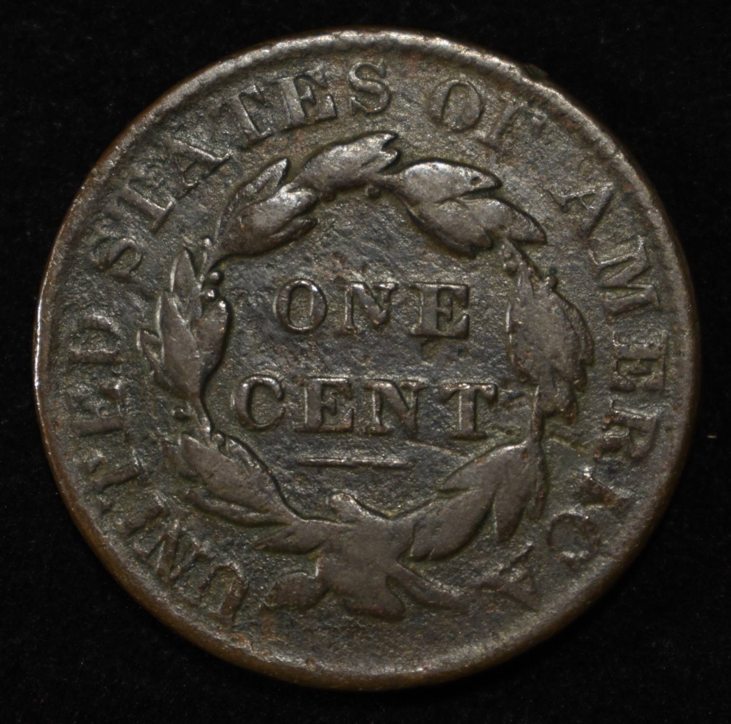 1830 LARGE CENT FINE