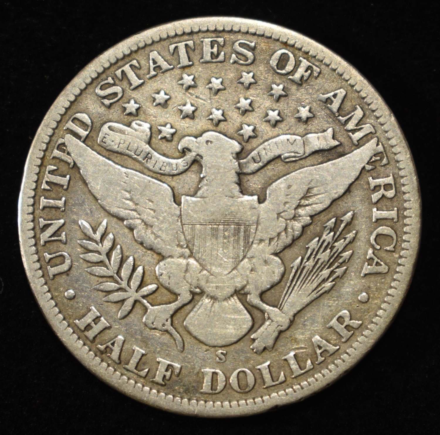 1903-S BARBER HALF DOLLAR FINE