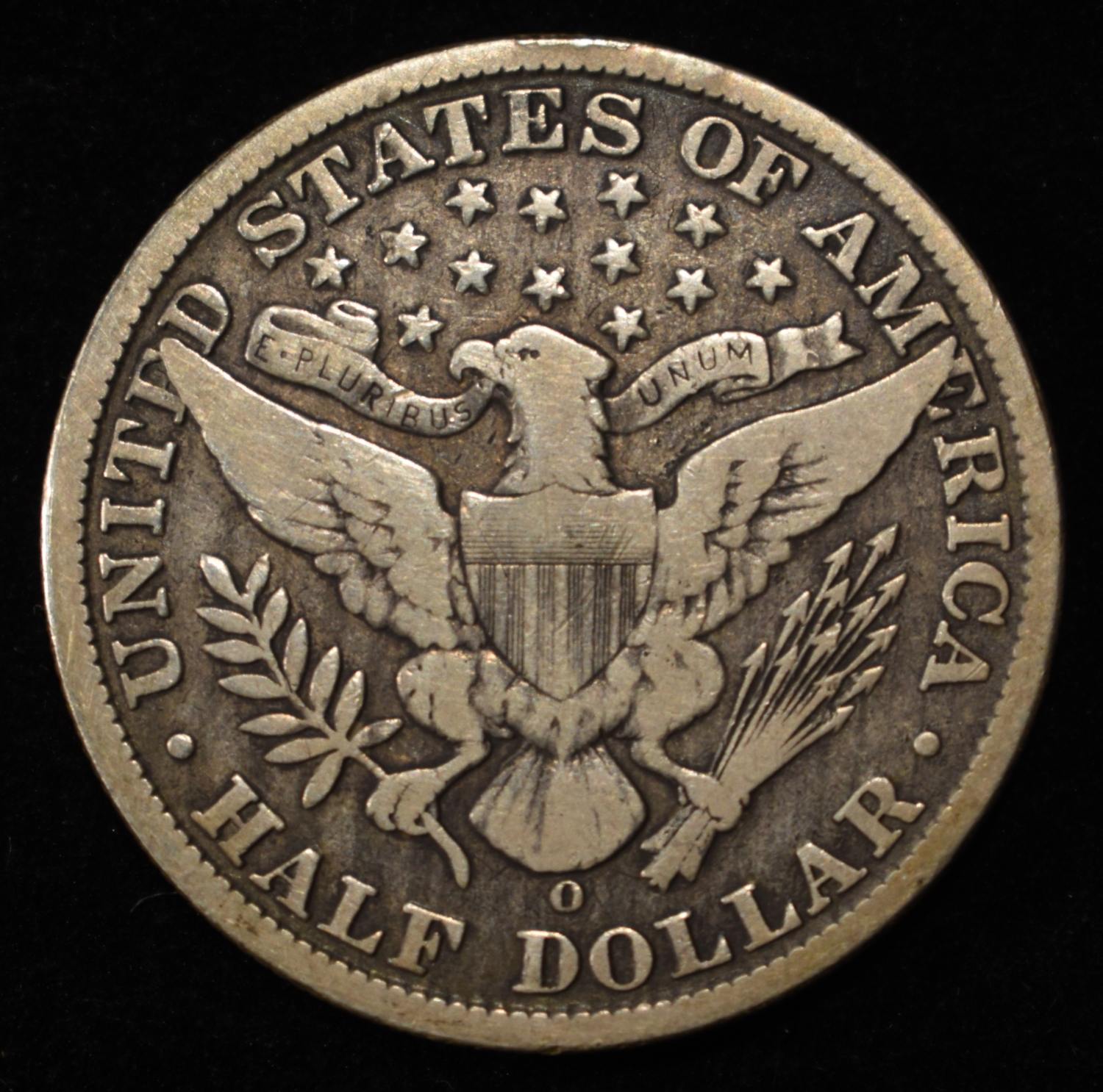 1909-O BARBER HALF DOLLAR FINE