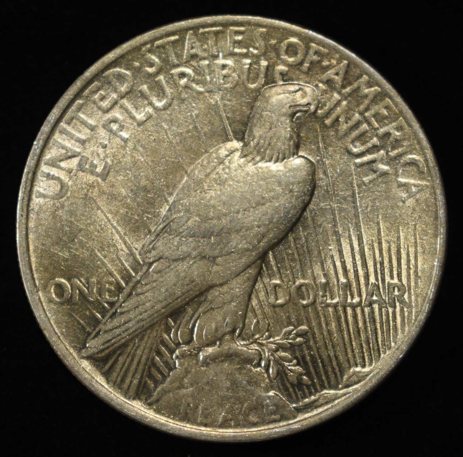 1923 PEACE DOLLAR AU