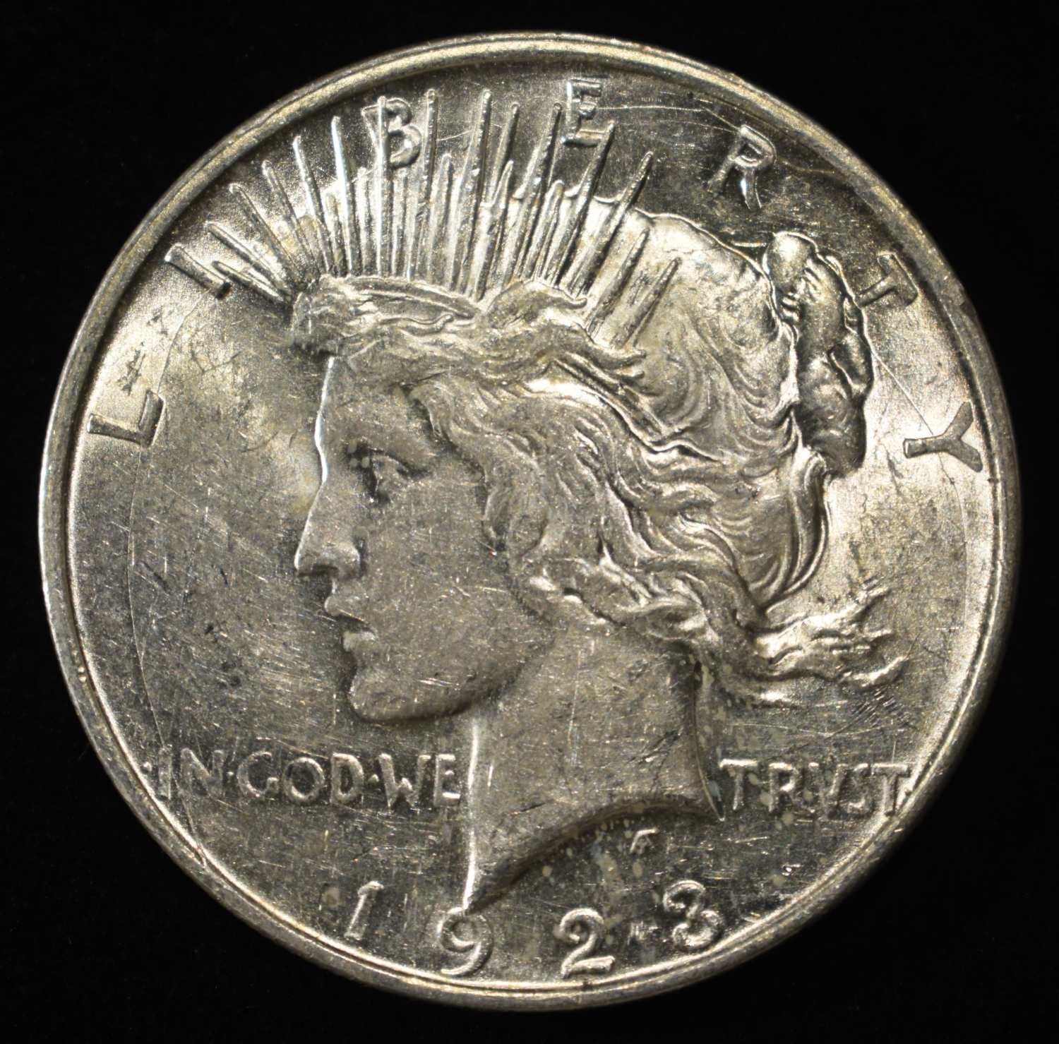 1923-D PEACE DOLLAR AU/BU