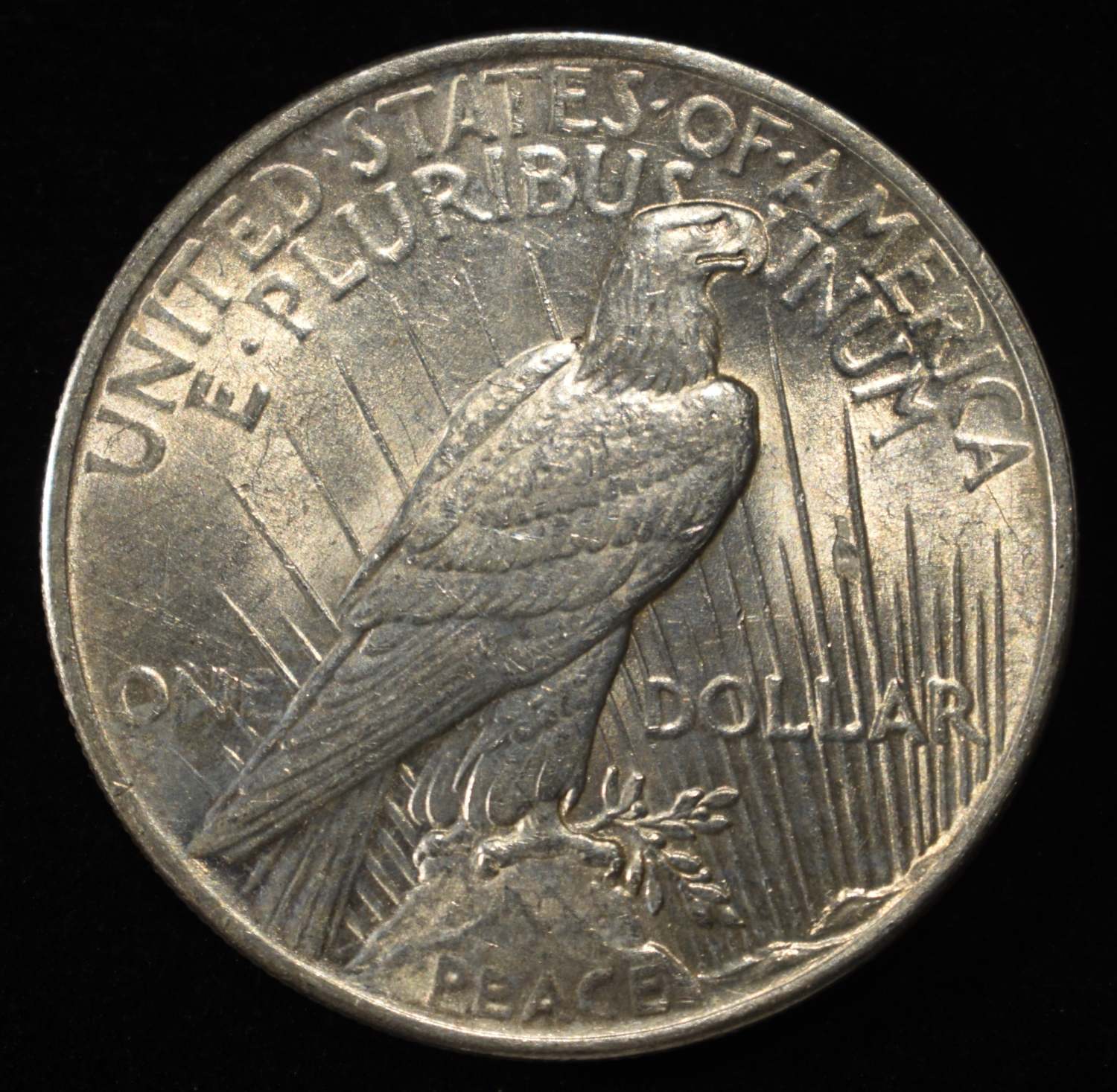 1924 PEACE DOLLAR AU/BU