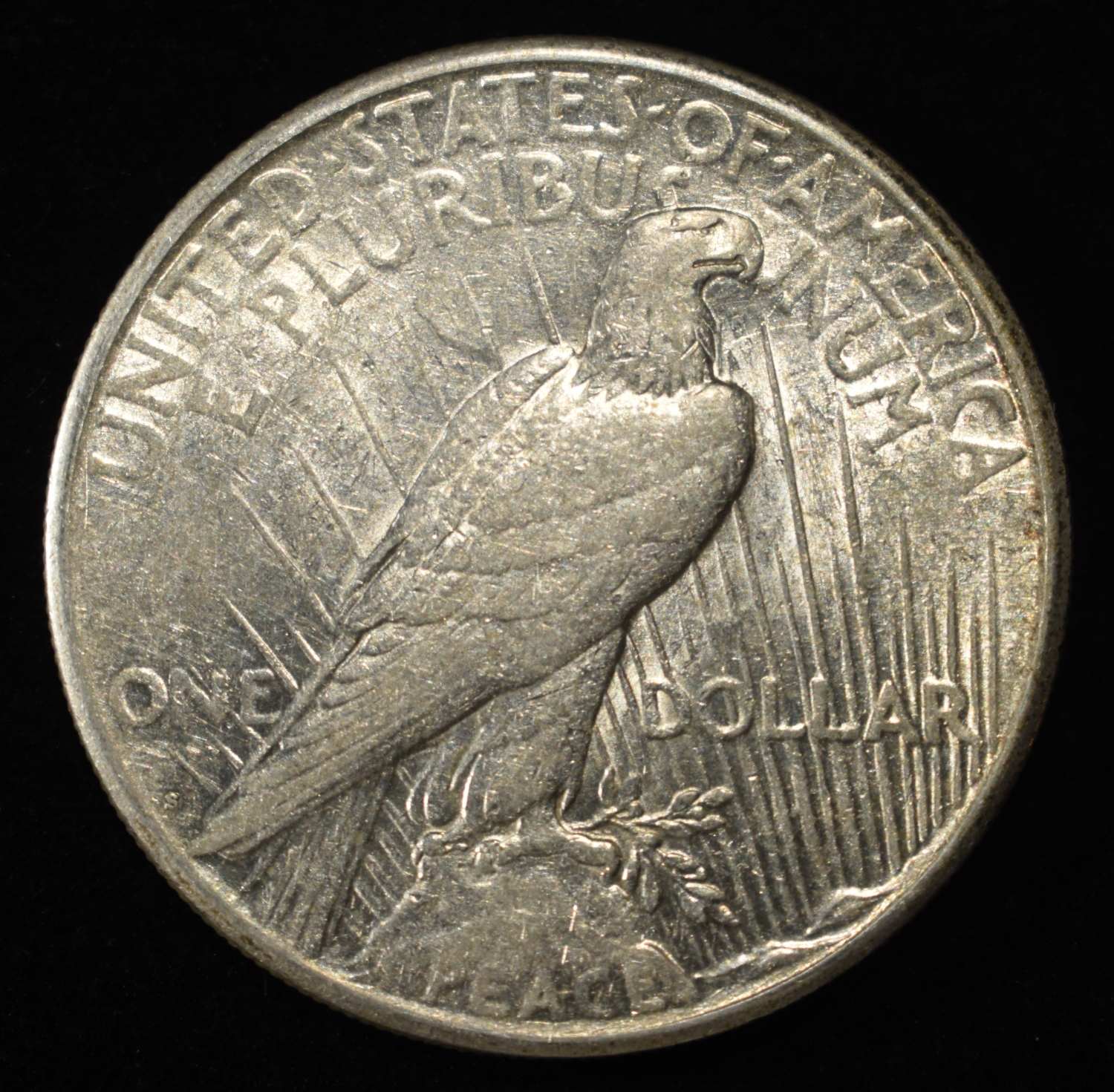 1924-S PEACE DOLLAR AU